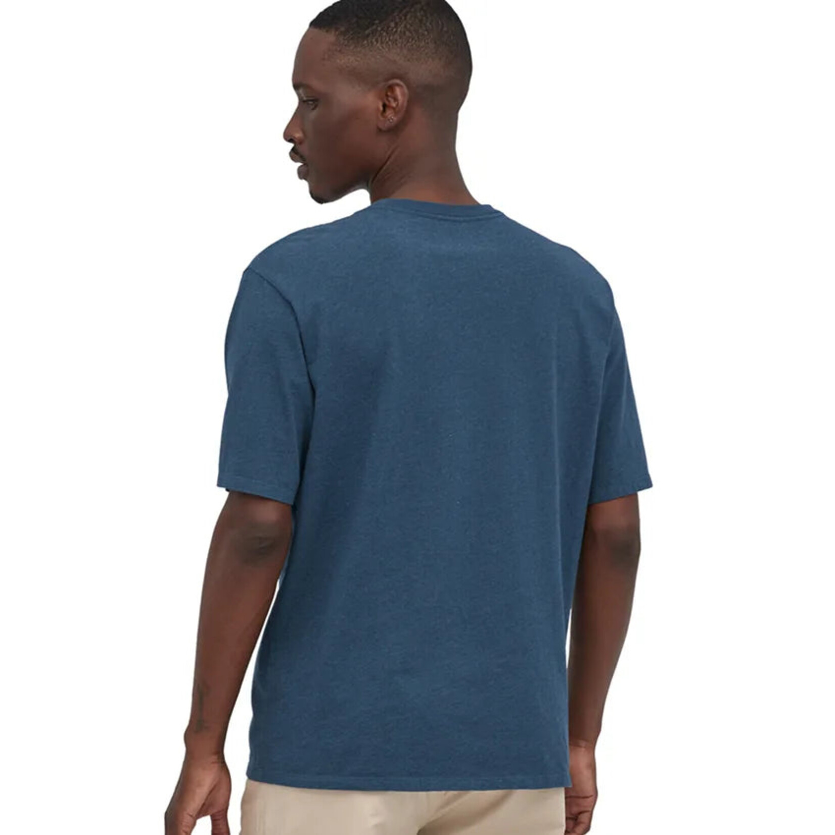 Patagonia Patagonia M's Regenerative Organic Certified Cotton LW Pocket Tee Tidepool Blue S