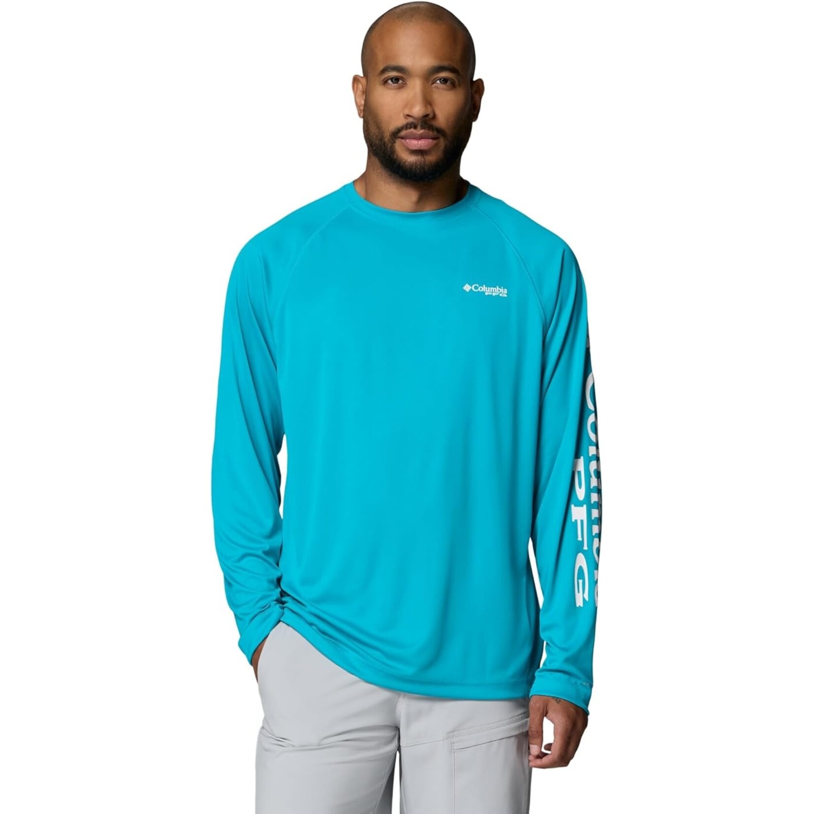 Columbia Columbia Terminal Tackle™ LS Shirt Ocean Teal, Whi XL