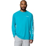 Columbia Columbia Terminal Tackle™ LS Shirt Ocean Teal, Whi M