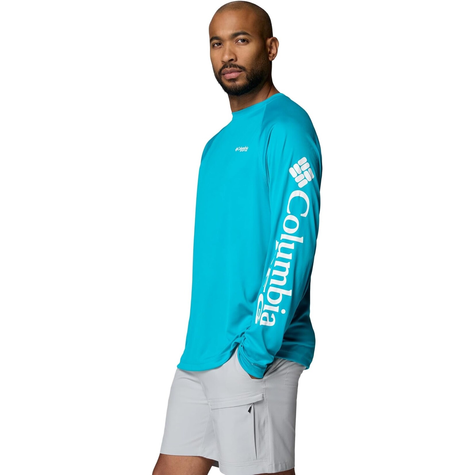 Columbia Columbia Terminal Tackle™ LS Shirt Ocean Teal, Whi M