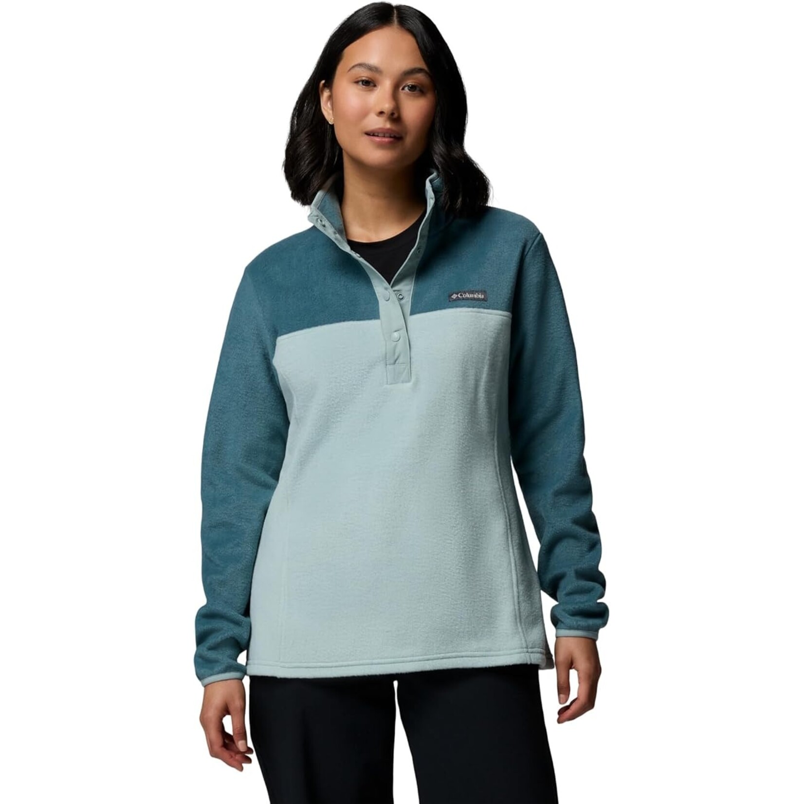 Columbia Columbia Benton Springs™ 1/2 Snap Pull Over II Crushed Blue, E 1X