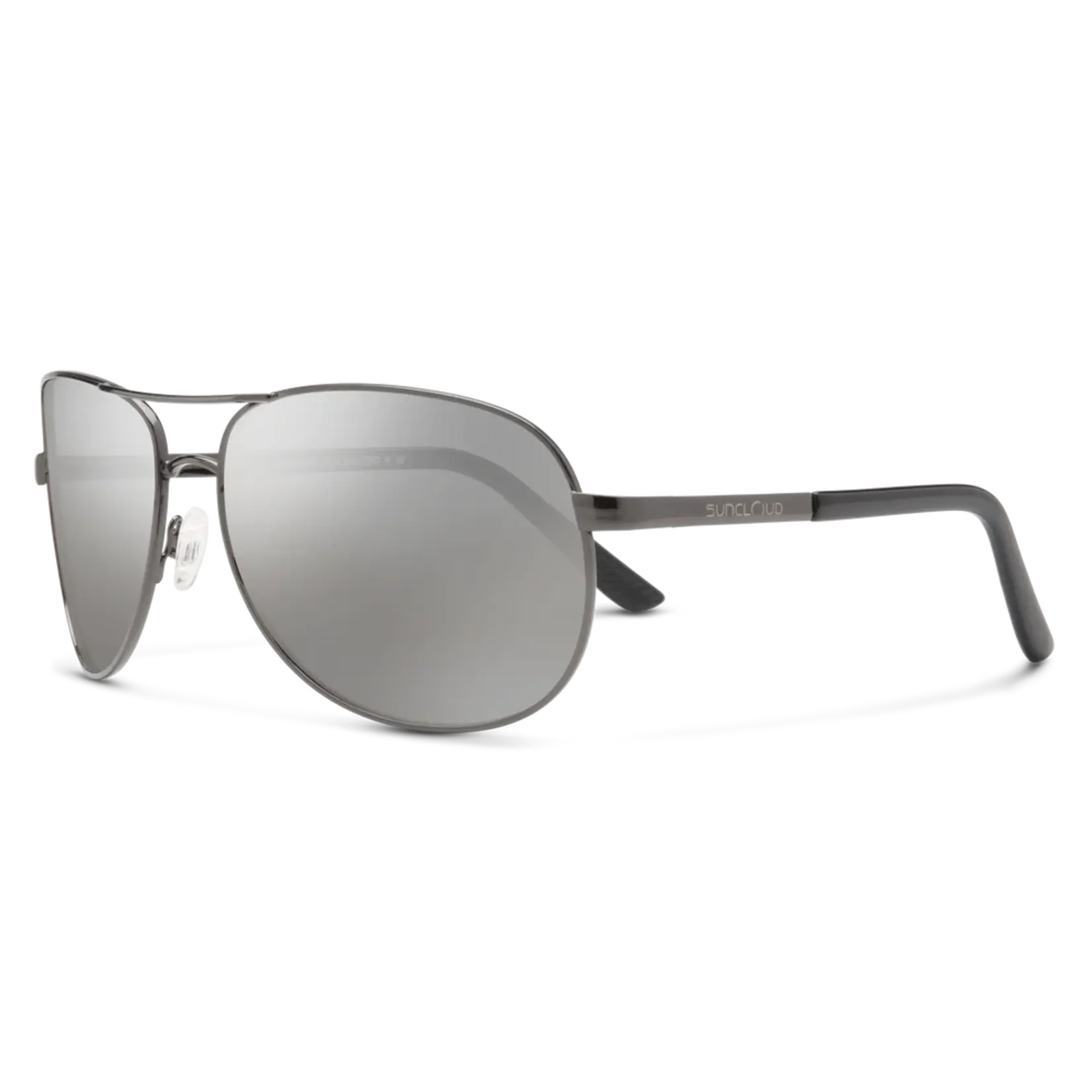 Suncloud Suncloud Aviator Gunmetal | Polar Silver Mirror