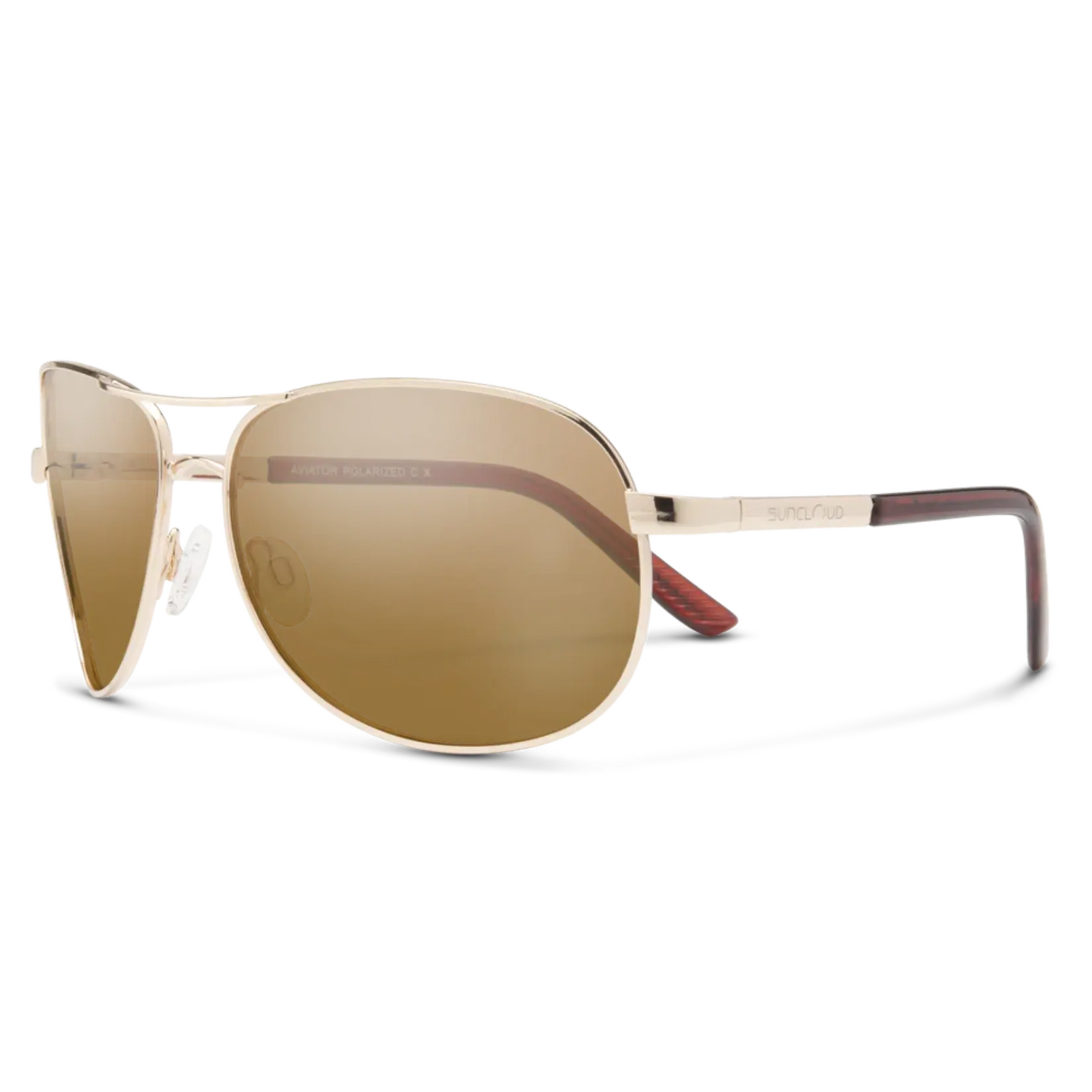 Suncloud Suncloud Aviator Gold || Polarized Brown