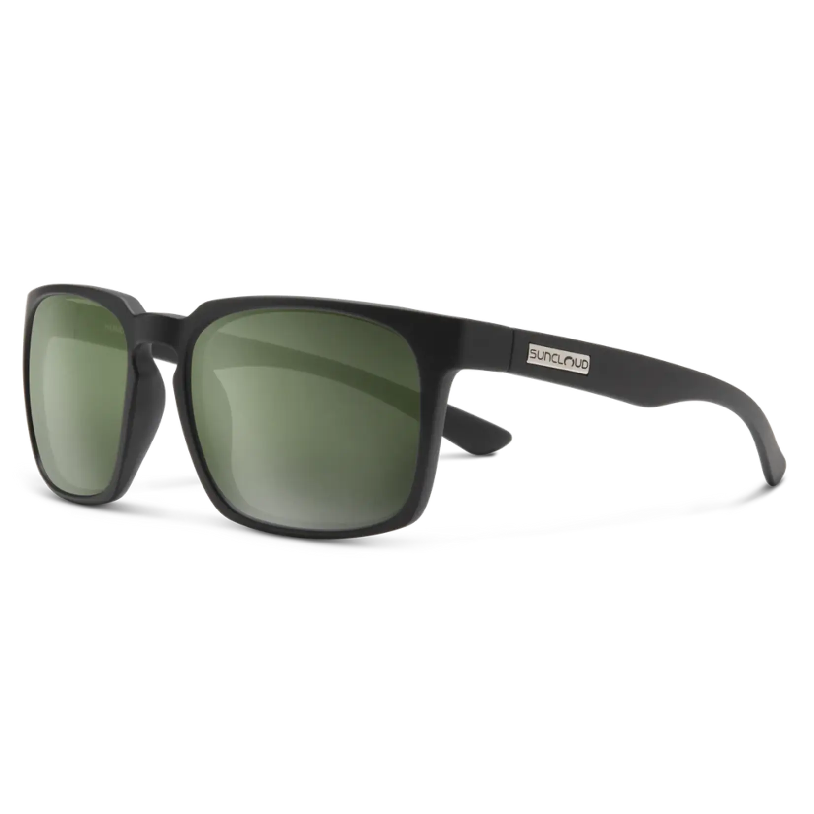 Suncloud Suncloud Hundo Matte Black || Polarized Gray Green