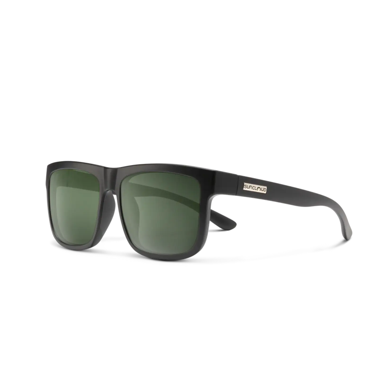 Suncloud Suncloud Quiver Matte Black | Polarized Gray Green