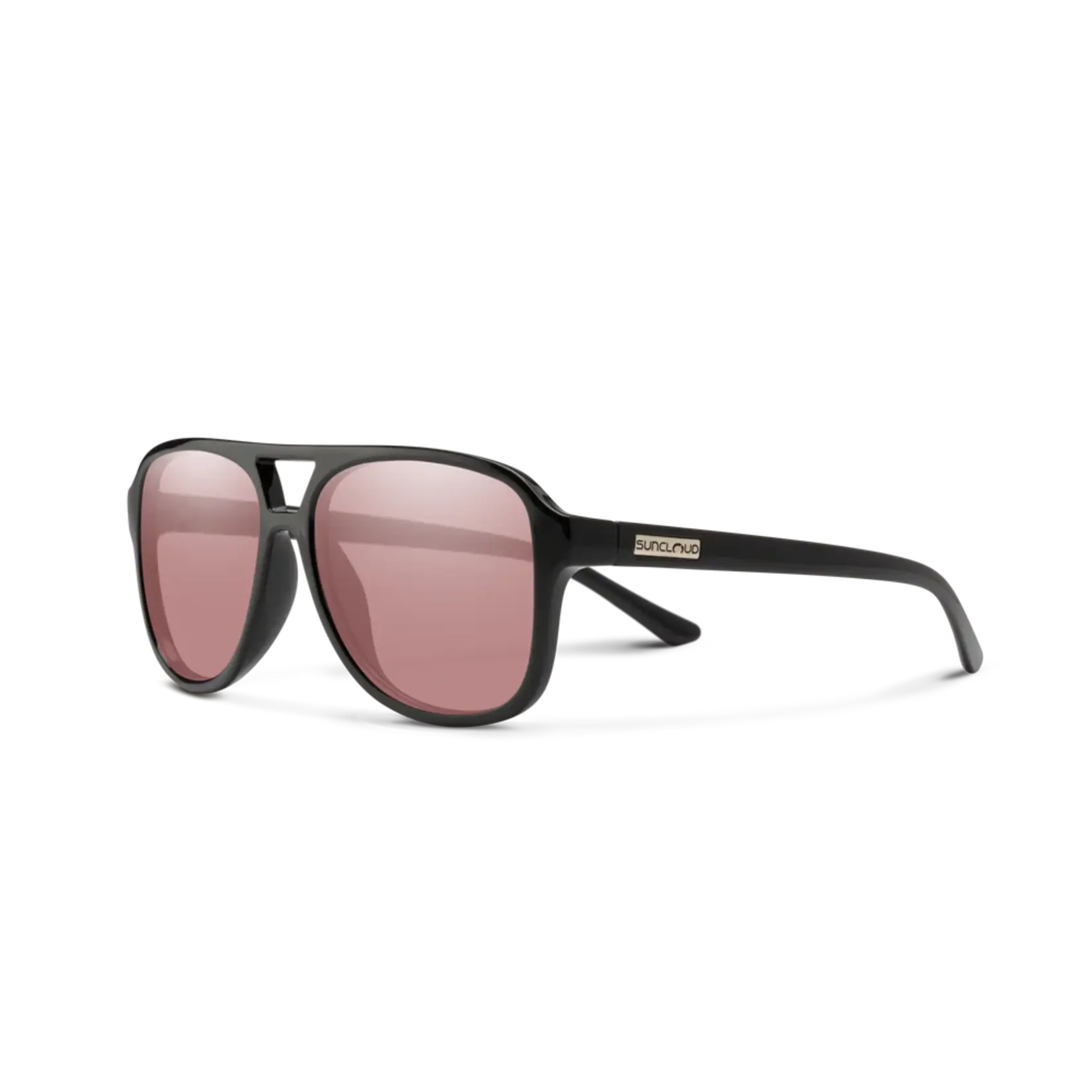 Suncloud Suncloud Sandy Black | Polarized Low Light Rose