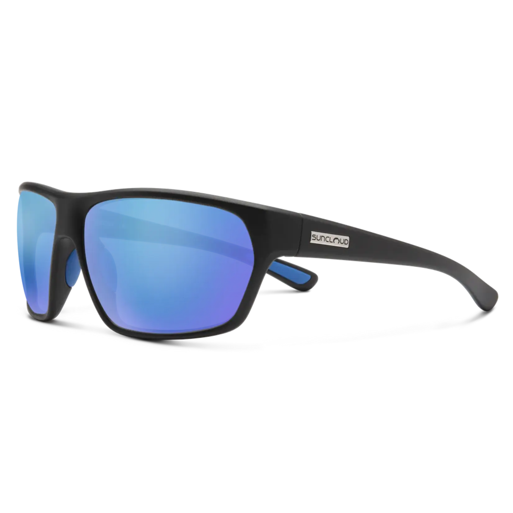 Suncloud Suncloud Boone Matte Black | Polarized Blue Mirror