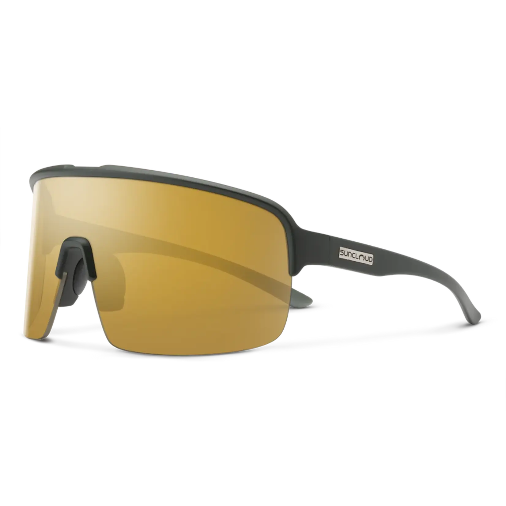 Suncloud Suncloud Amplify Matte Olive | Polarized Sienna Mirror