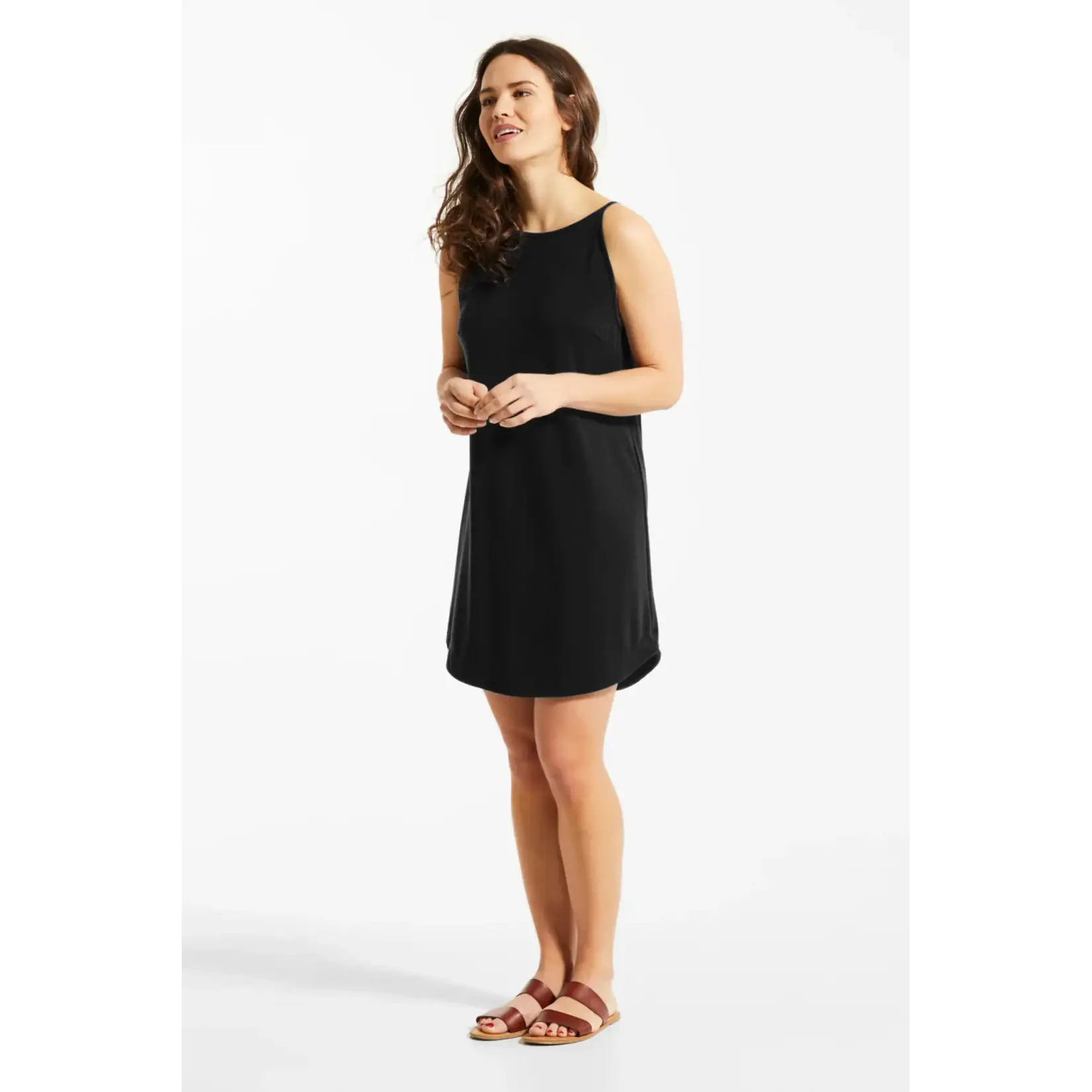 FIG FINAL SALE- FIG REA DRESS BLACK L
