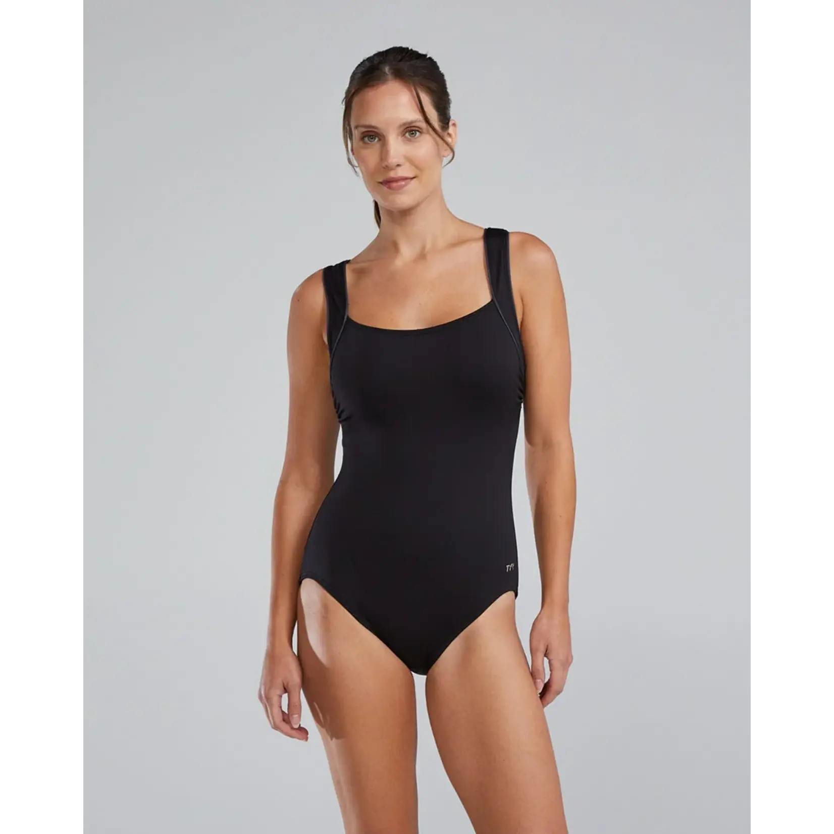 TYR TYR - Womens SOL Squareneck ContourFit Swimsuit - Black - 24