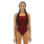 TYR Lapped Diamondfit Swimsuit - Red - 38