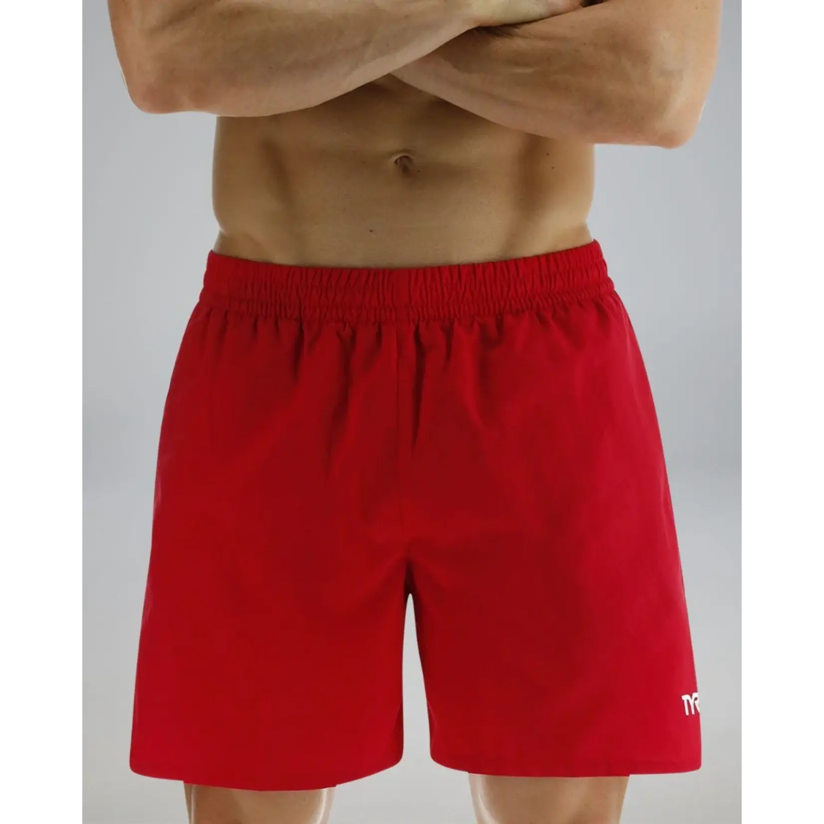 TYR DECK-X SWIM SHORT - RED - XXL
