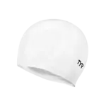 TYR Latex Swim Cap  - White