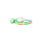 TYR Swimple Tie Dye Kids Goggles  - Green/Orange