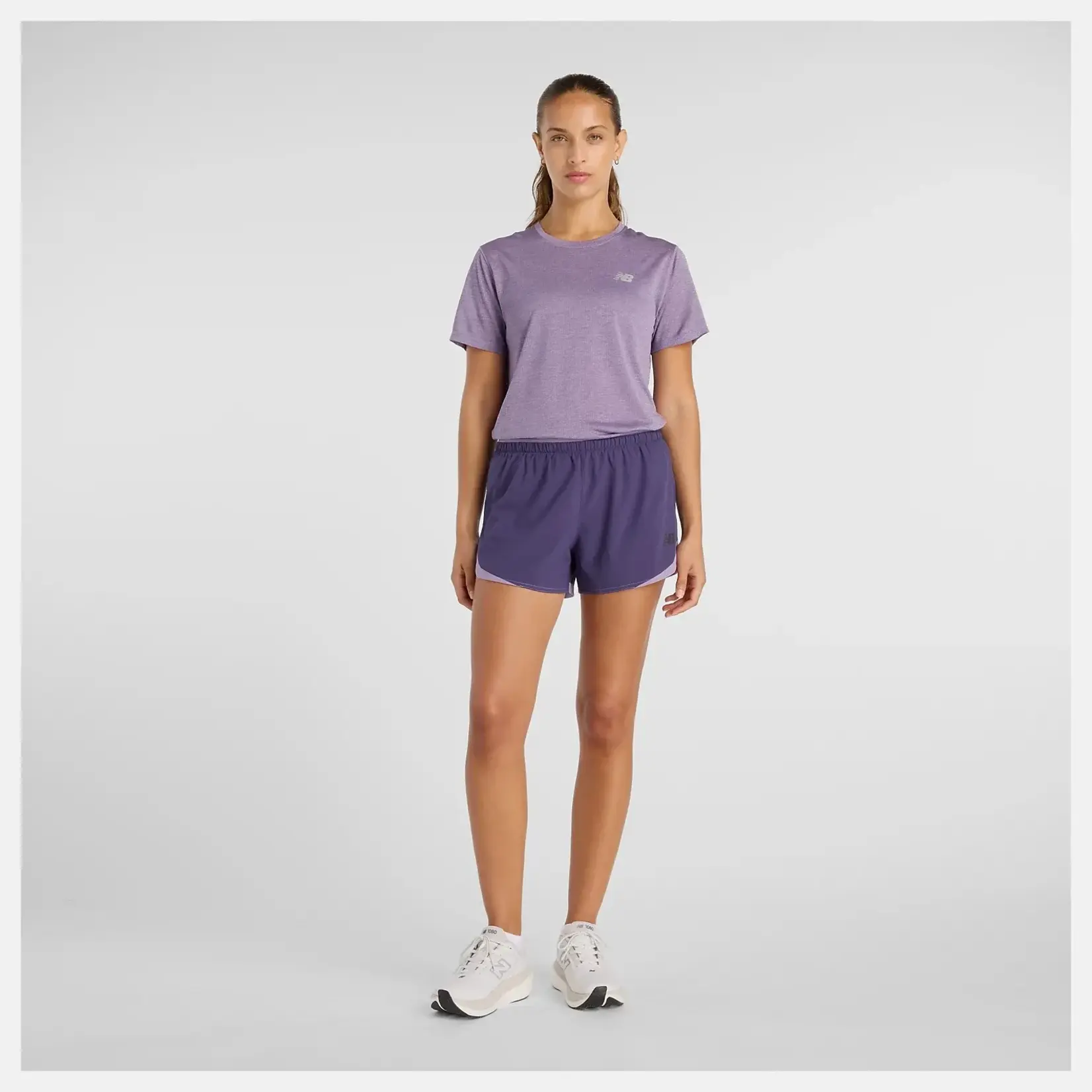 New Balance New Balance RC Essential T-Shirt CANDIED VIOLET HEATHER L