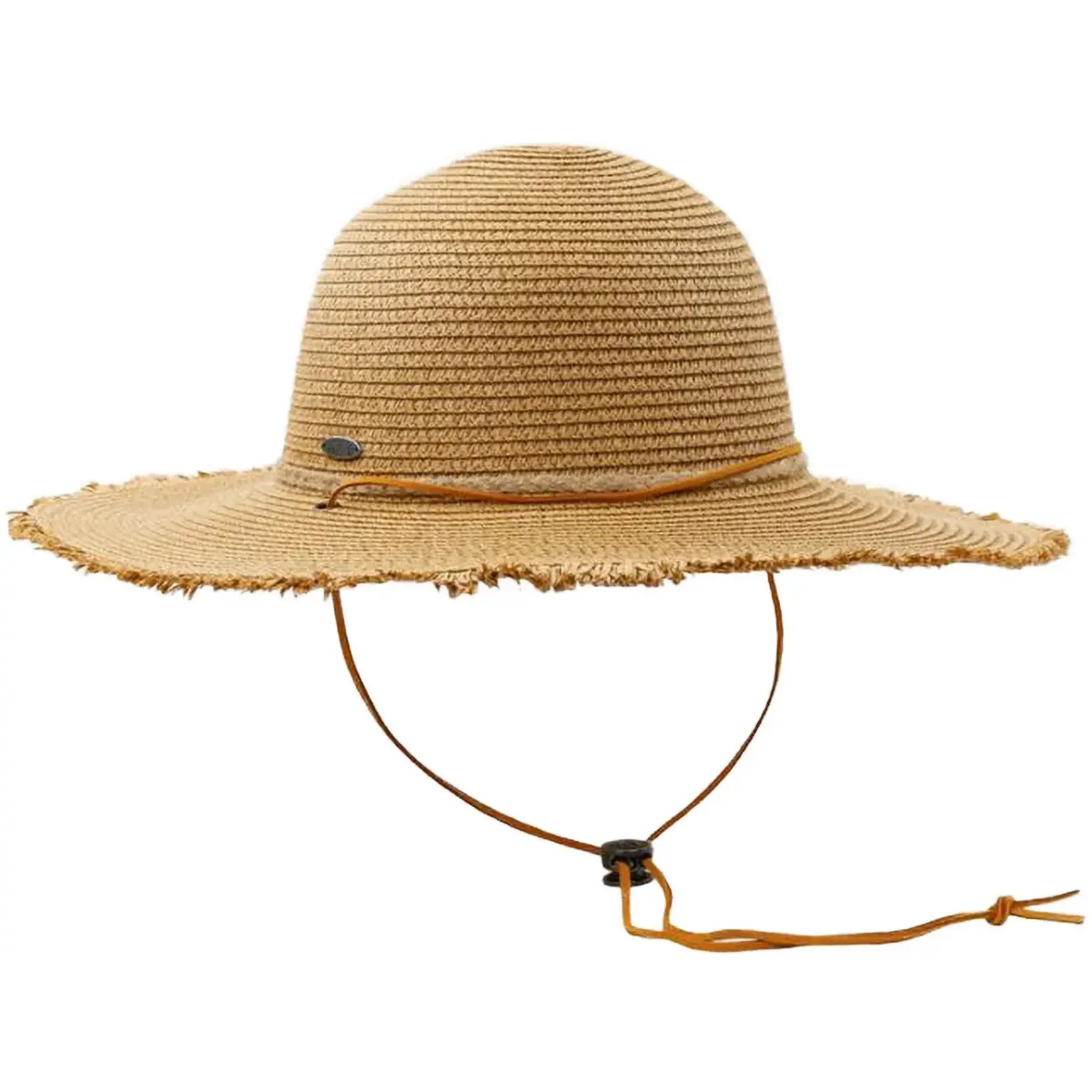 Canadian Hat CANADIAN HAT ALYSSIN-PAPER BRAID FLOPPY HAT WITH RAW FINITION AT EDGES SAND M