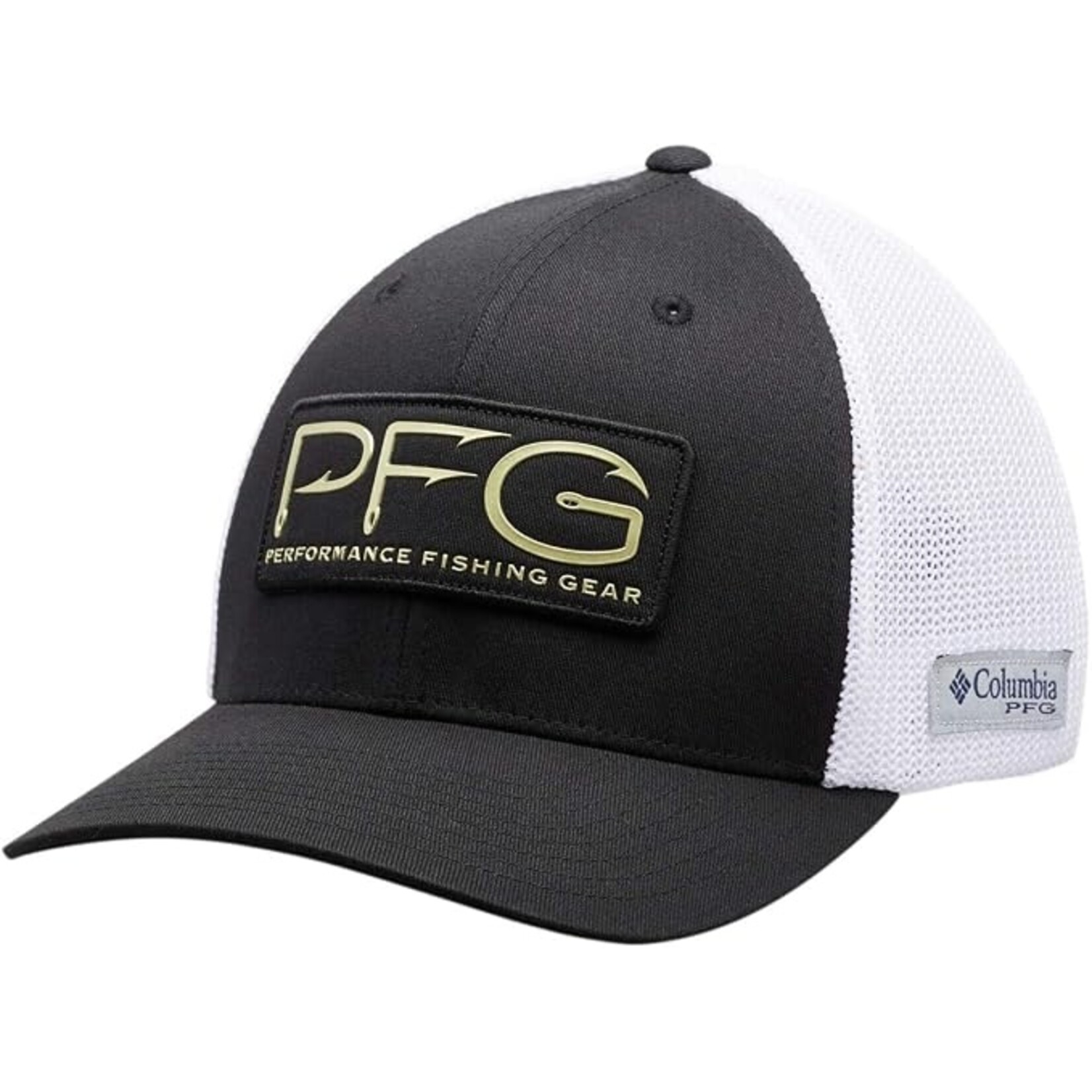 Columbia Columbia PFG Hooks™ Mesh Ball Cap Black, Gold S/M