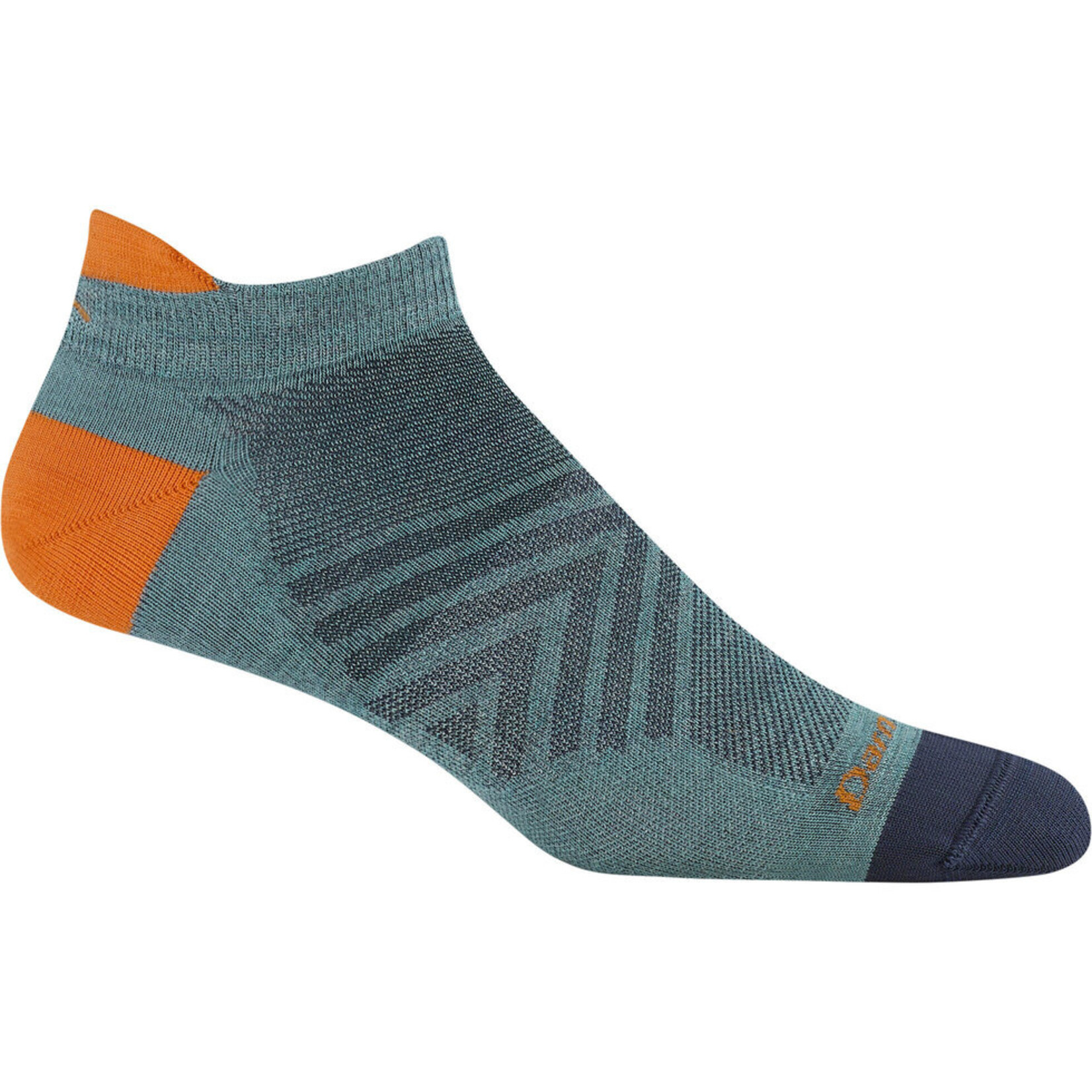 Darn Tough Darn Tough 1033 Run No Show Tab Aqua Size: Large