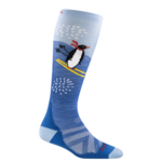 Darn Tough DARN TOUGH  Juniors Snow Penguin Peak OTC Midweight with Cushion Stellar Large