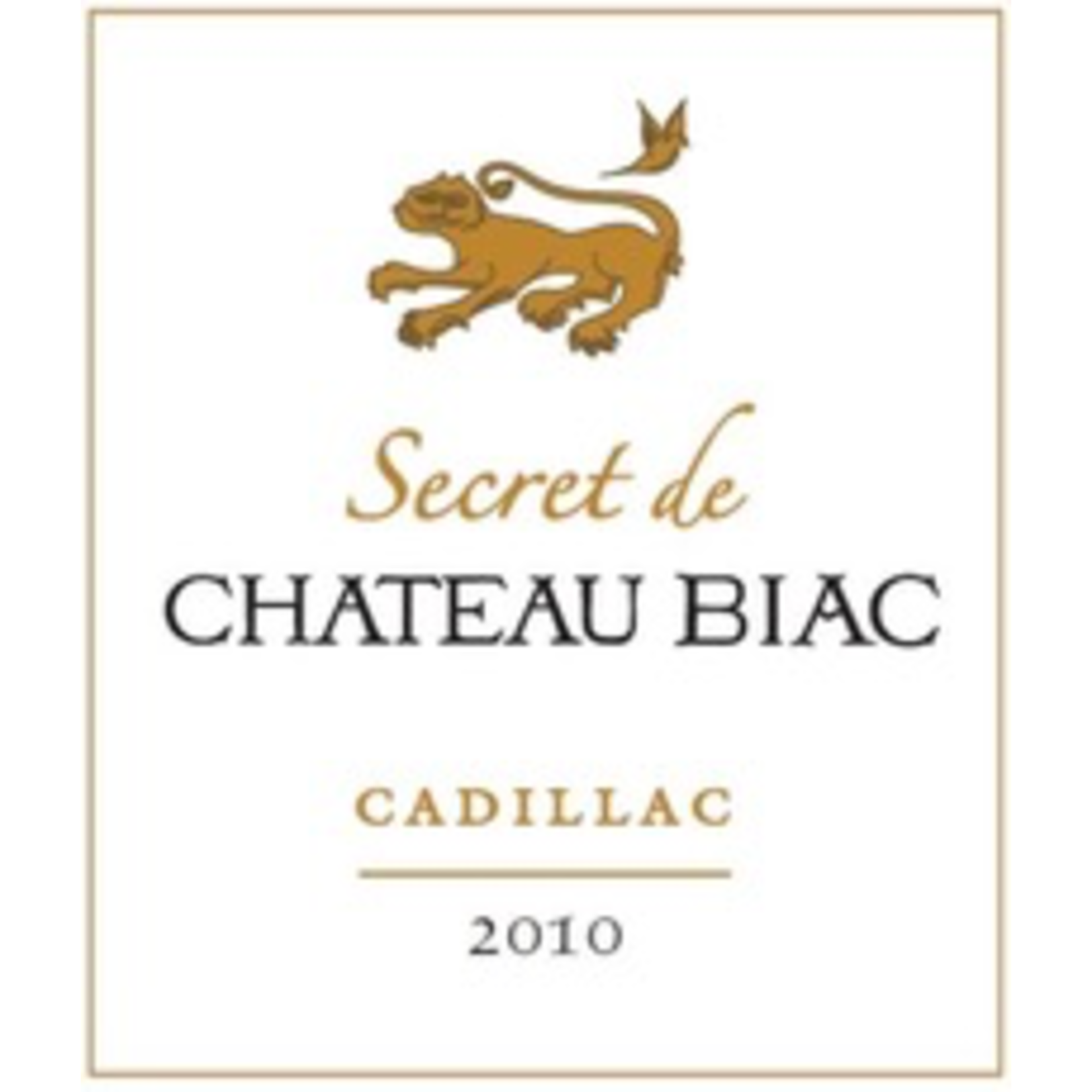 Wine Secret de Chateau Biac 2010 500ml