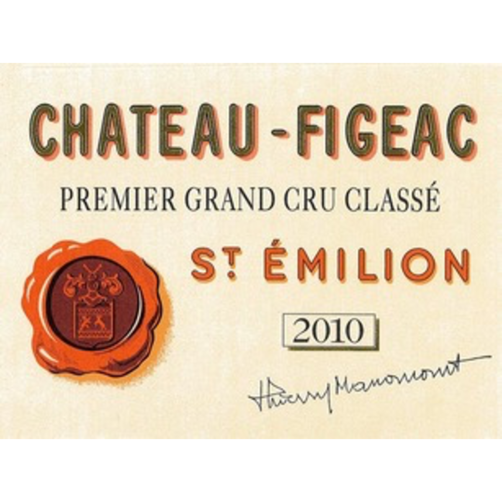 Wine Chateau Figeac Saint Emilion 2010