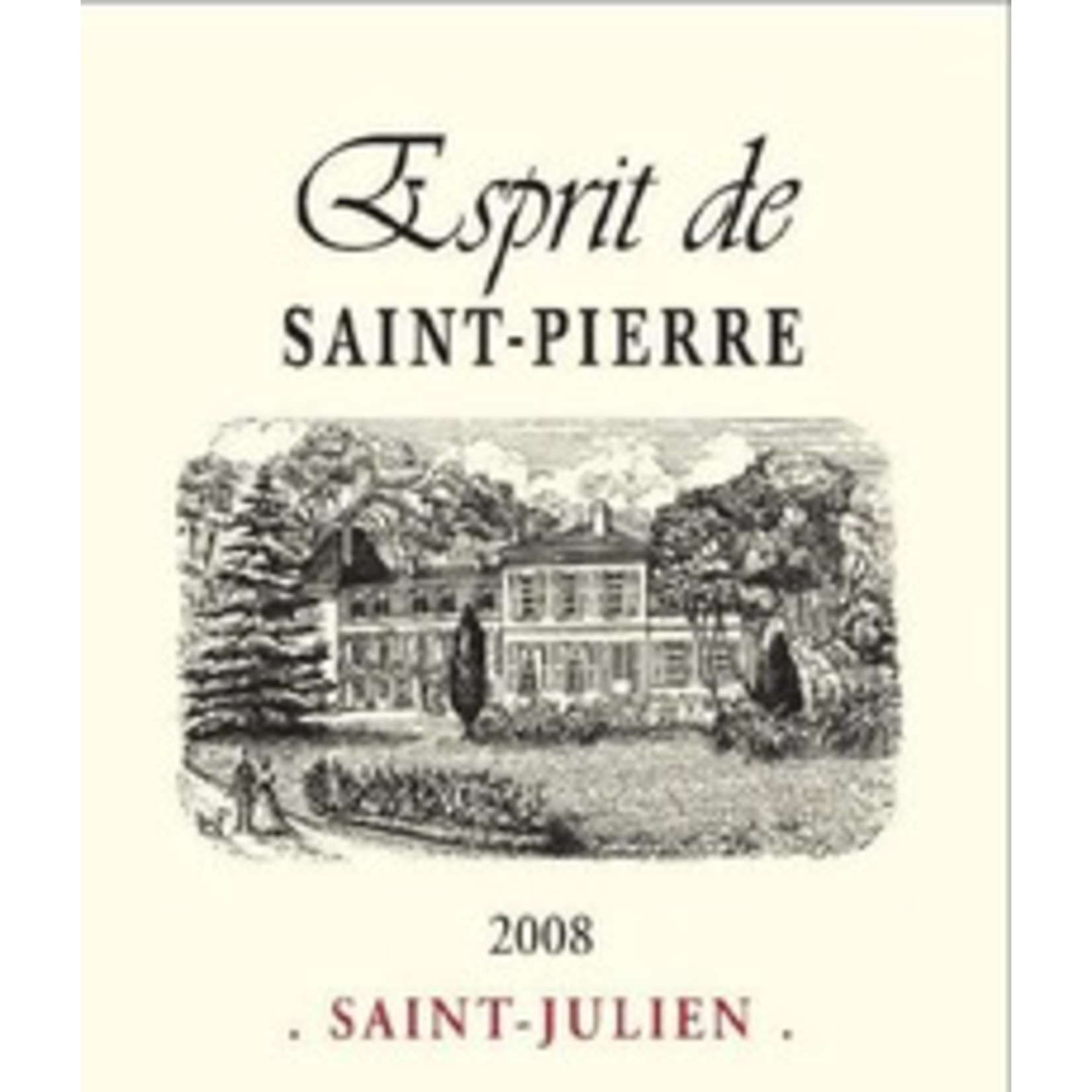Wine Esprit de Saint Pierre 2014