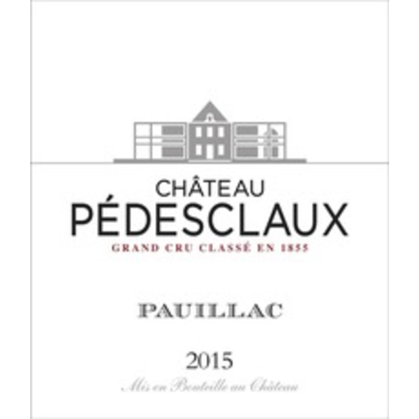 Wine Chateau Pedesclaux Pauillac 2015