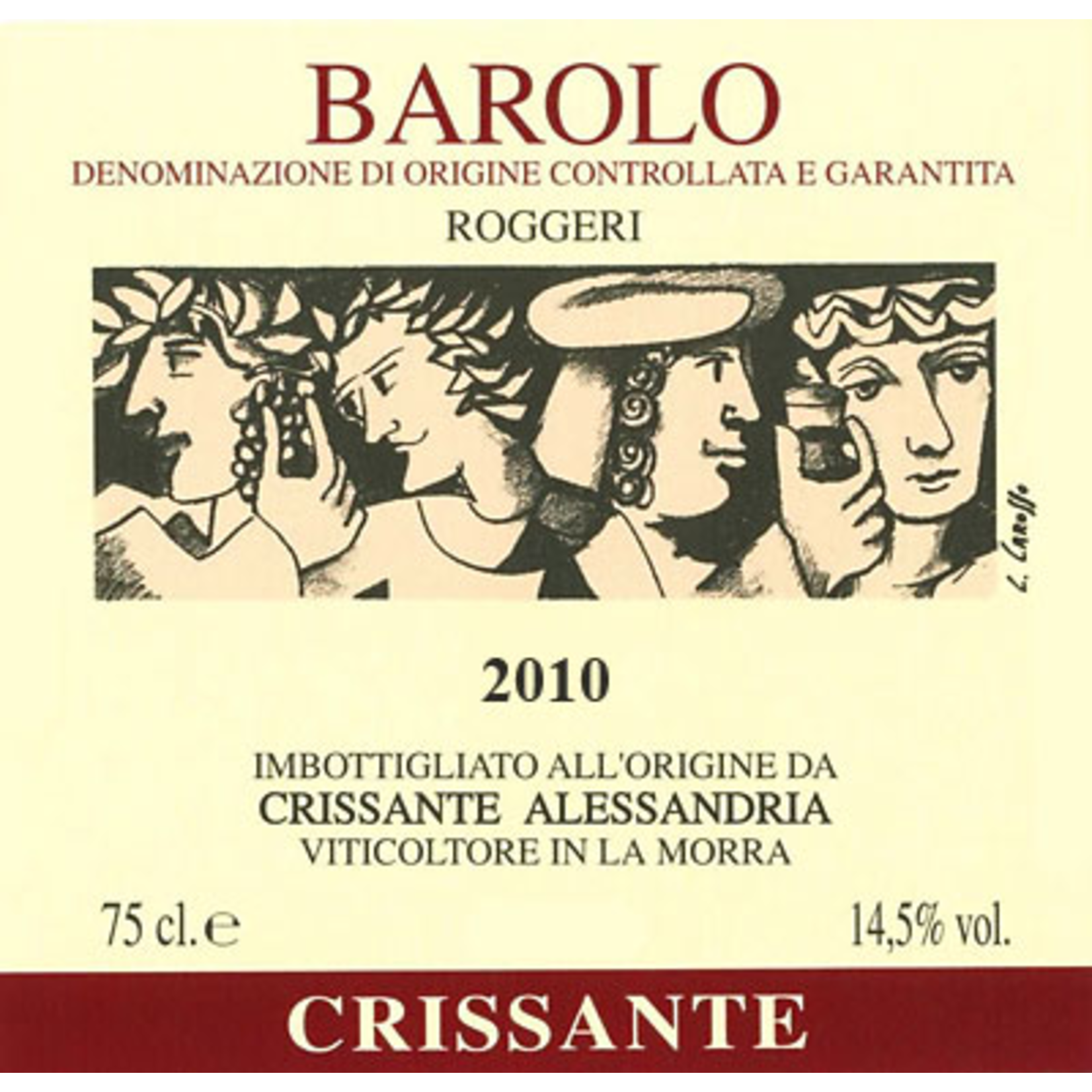 Wine Crissante Alessandria Barolo Roggeri 2010