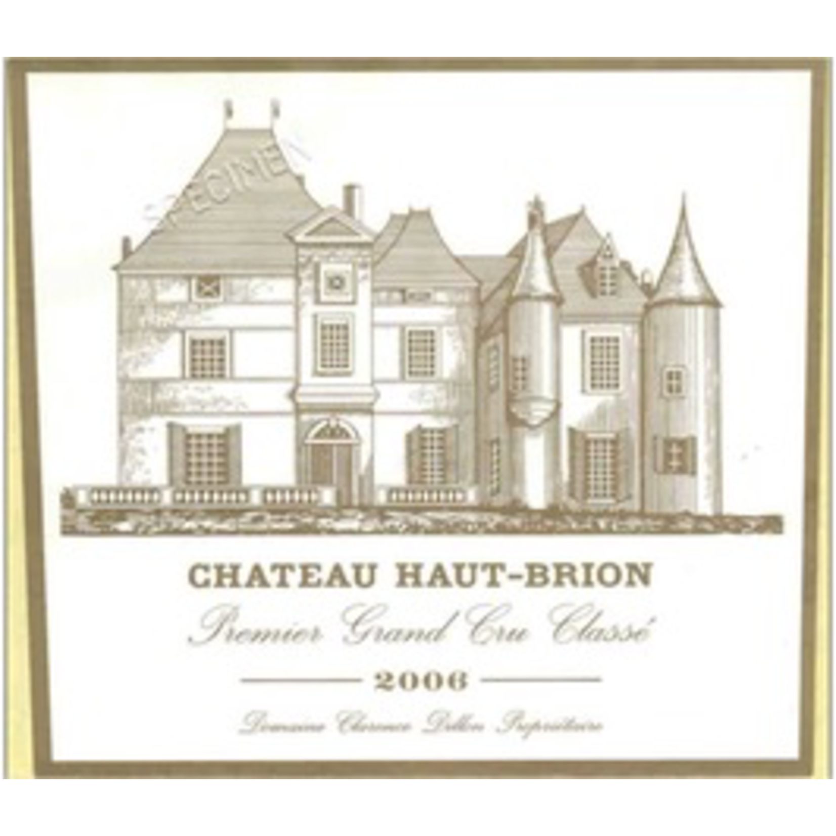 Wine Chateau Haut Brion Pessac-Leognan Primer Cru 2006