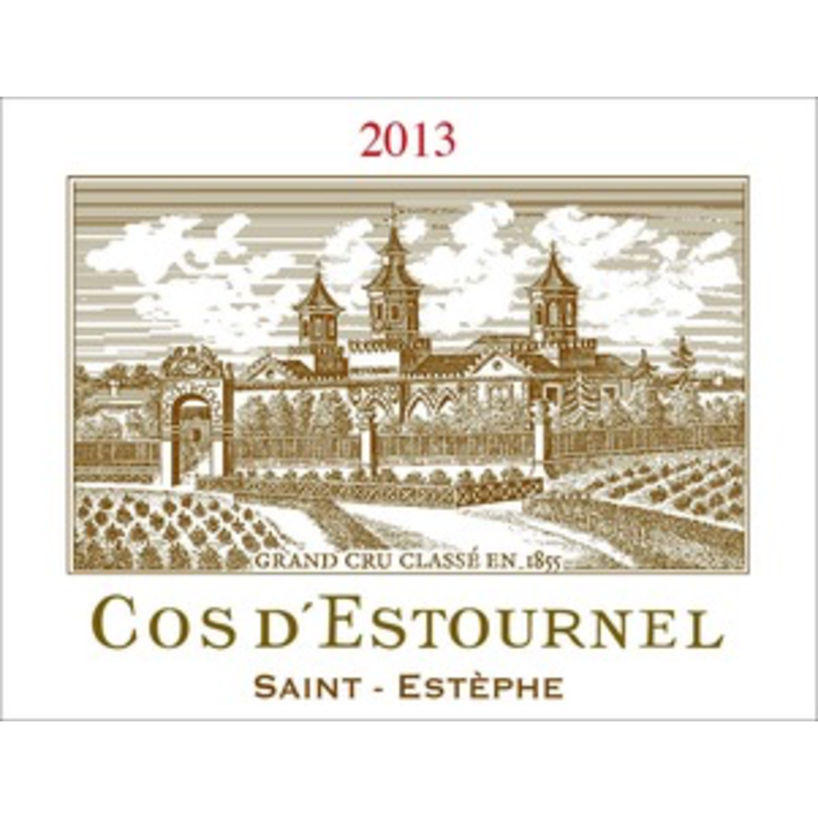 Wine Cos d’Estournel Saint-Estèphe Grand Cru 2012