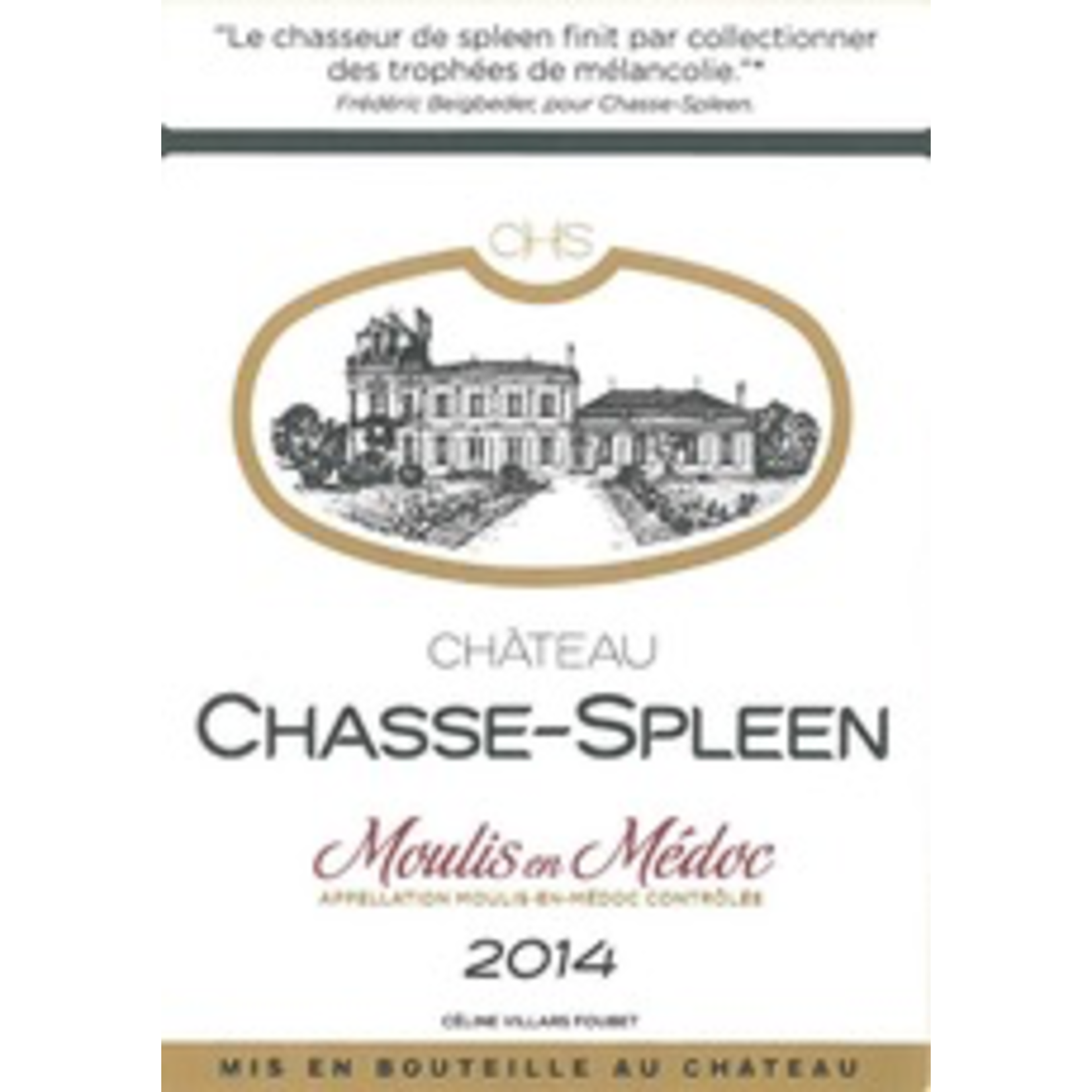 Wine Chateau Chasse-Spleen 2014 375ml