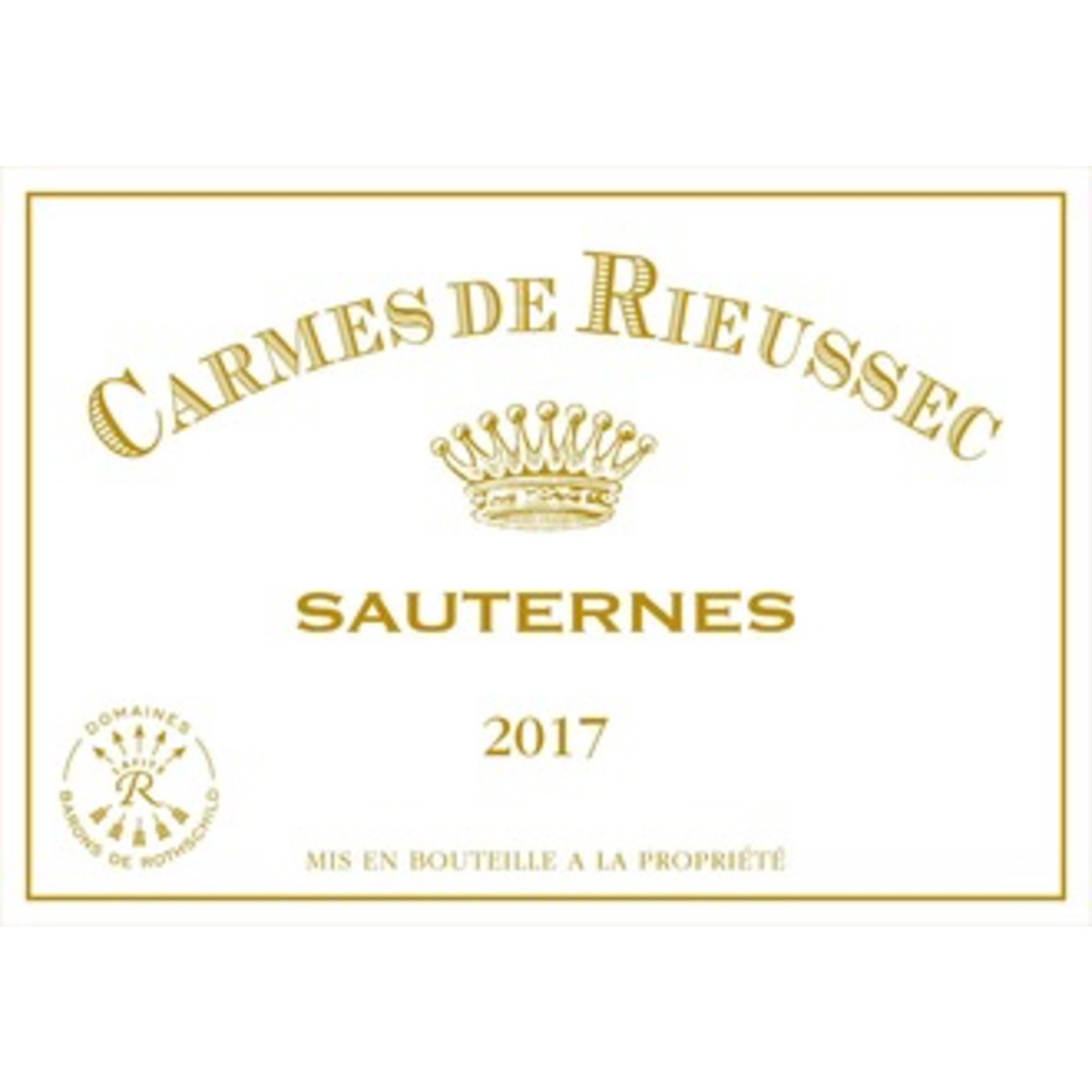 Wine Carmes de Rieussec 2018 375ml