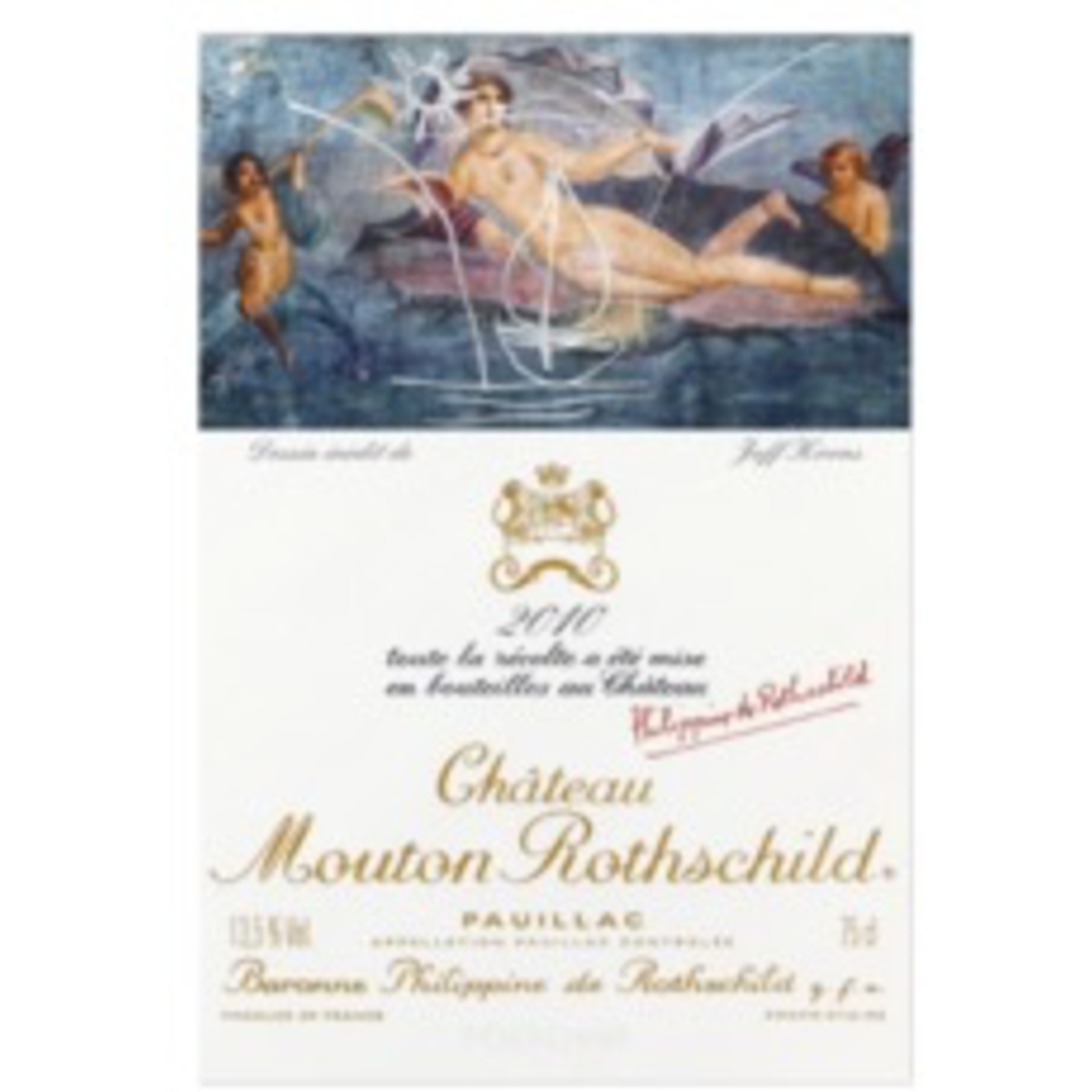 Wine Chateau Mouton Rothschild Pauillac 2010