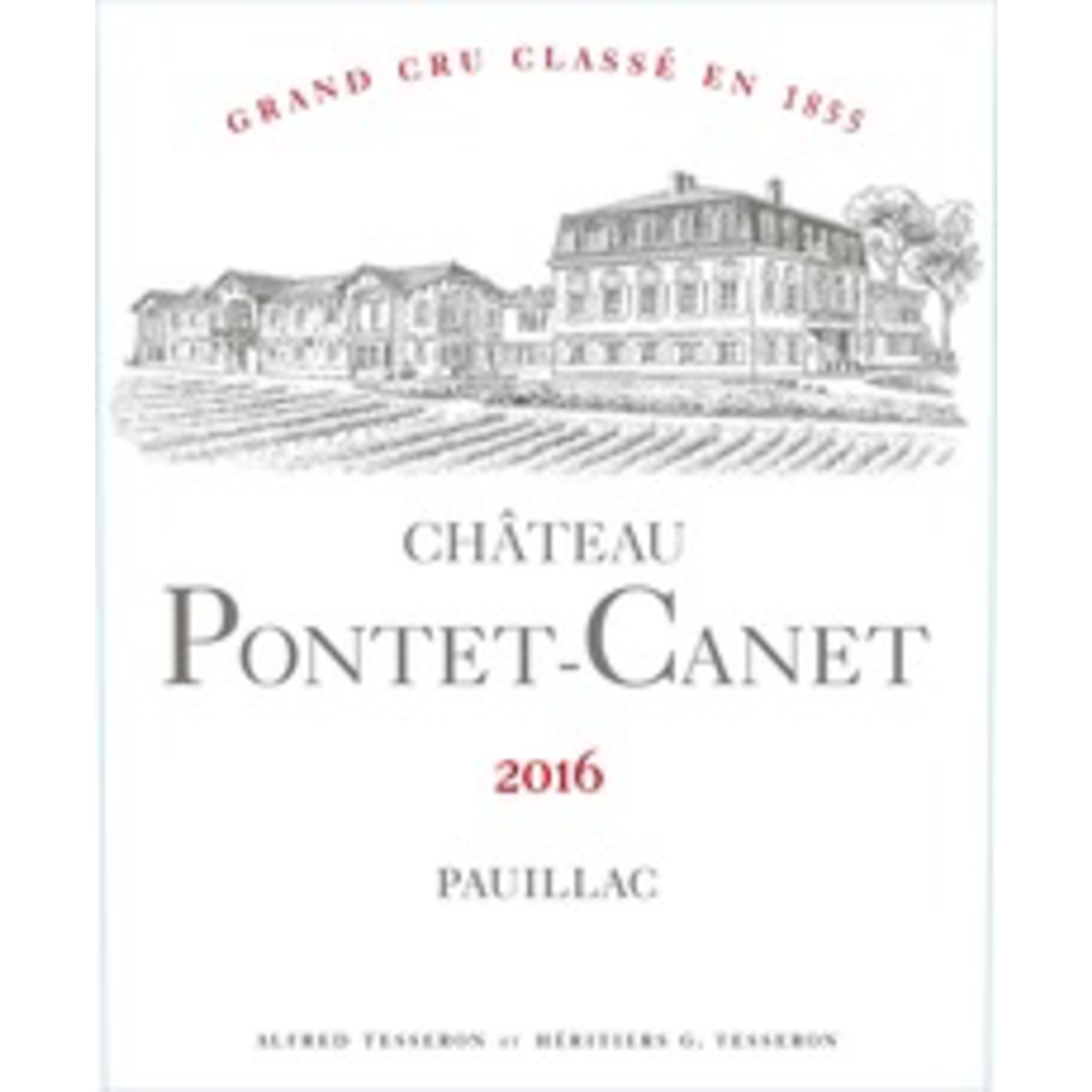 Wine Chateau Pontet Canet Pauillac 2016