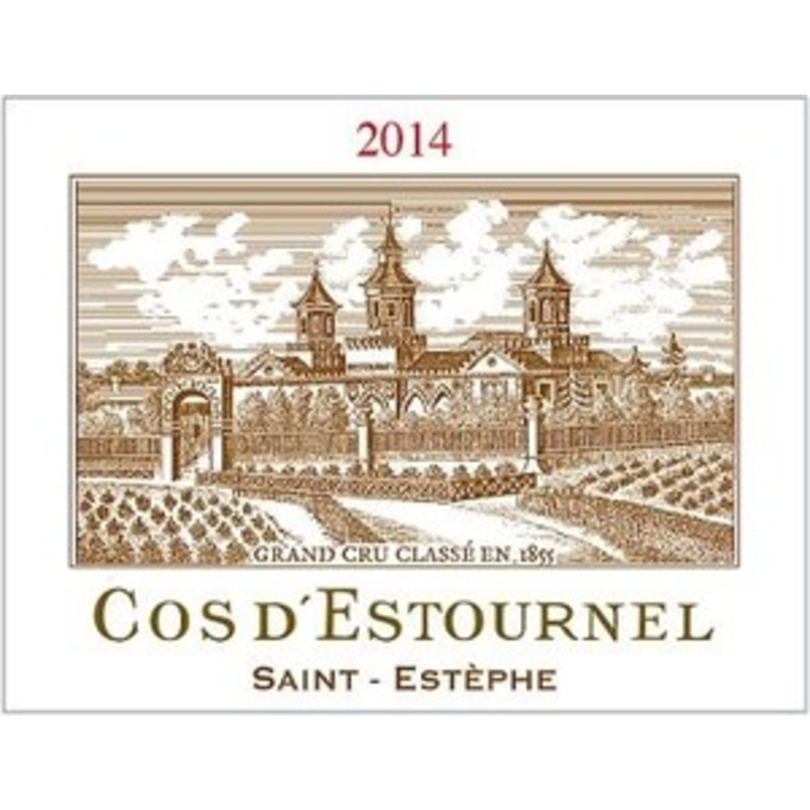 Wine Chateau Cos d’Estournel Saint Estephe 2014