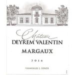 Wine Chateau Deyrem Valentin Margaux 2018