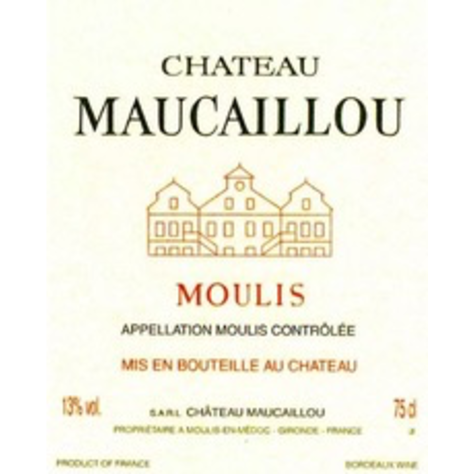 Wine Ch Maucaillou 2018