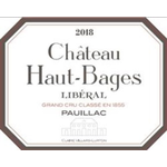 Wine Ch Haut Bages Liberal 2018