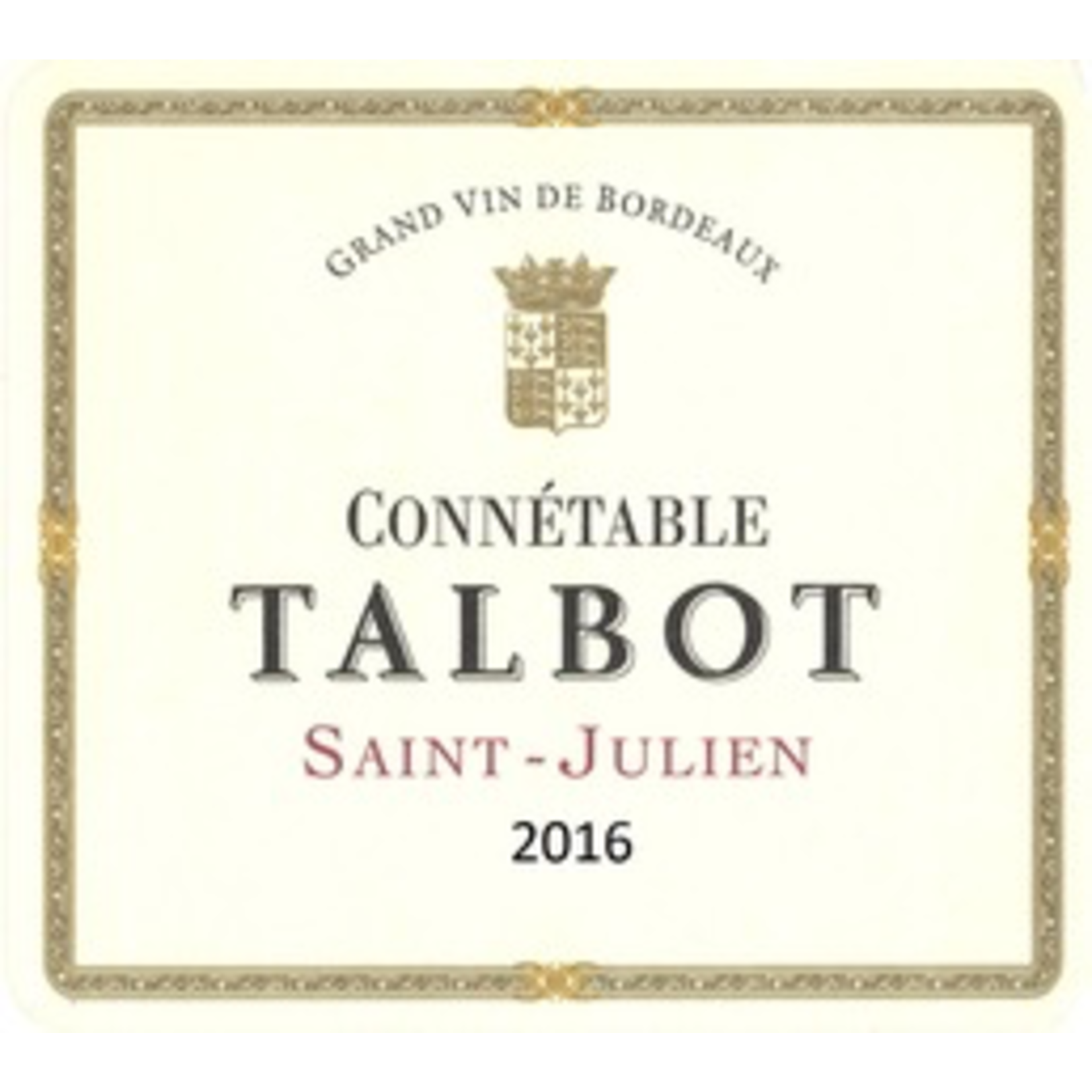 Wine Connetable de Talbot Saint Julien 2018