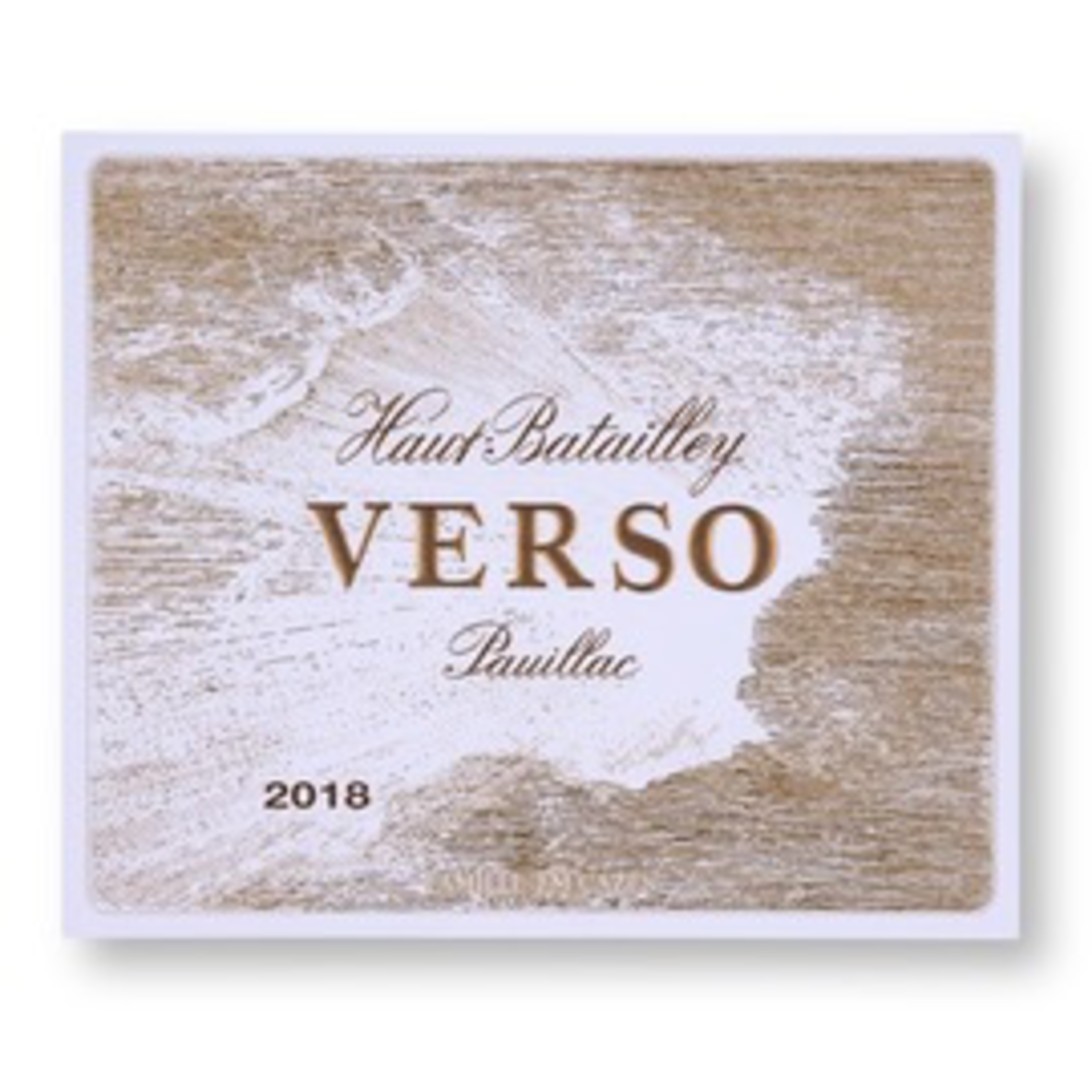 Wine Chateau Haut-Batailley Pauillac Verso 2018
