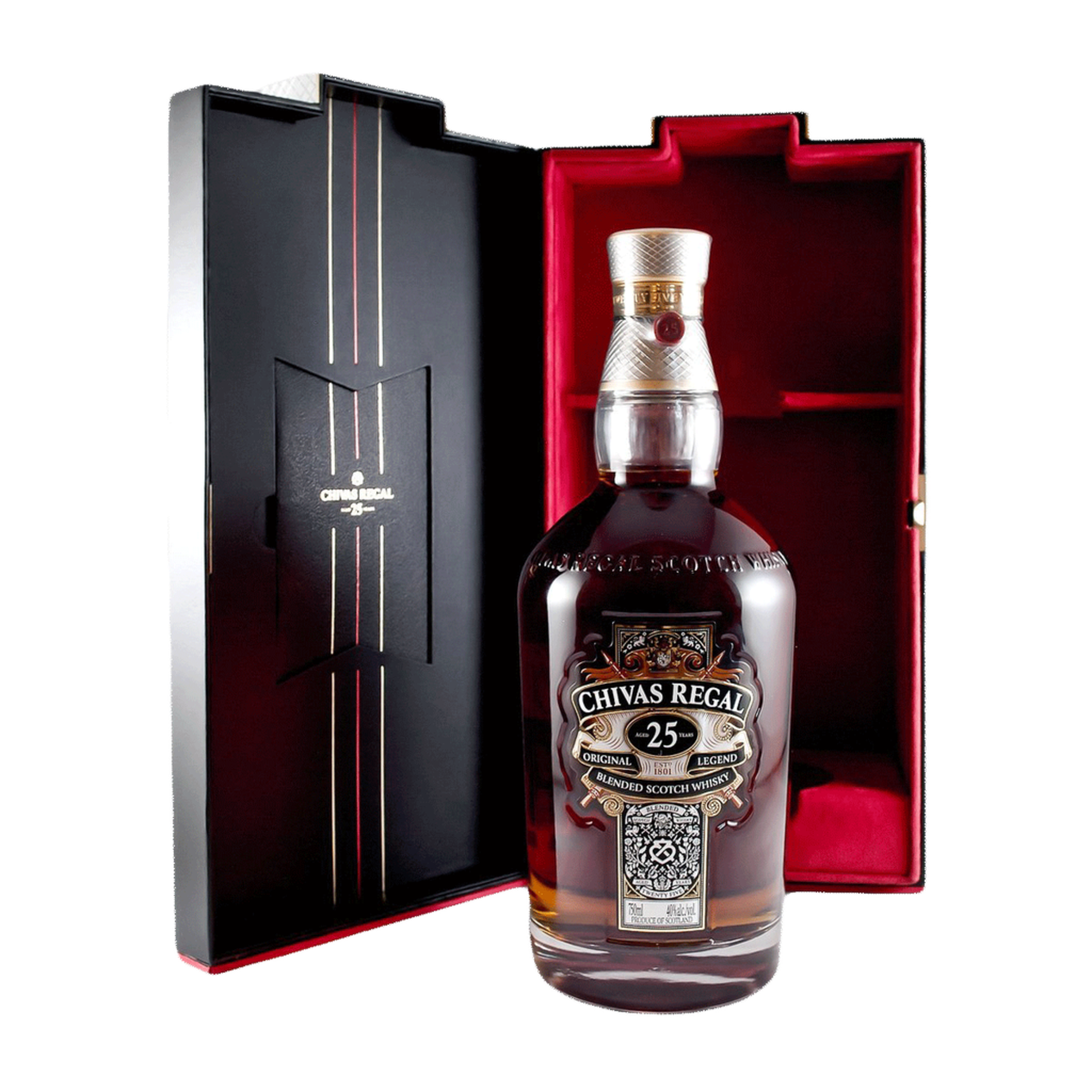 Whisky Chivas Regal 25 ans sous coffret - wineandco