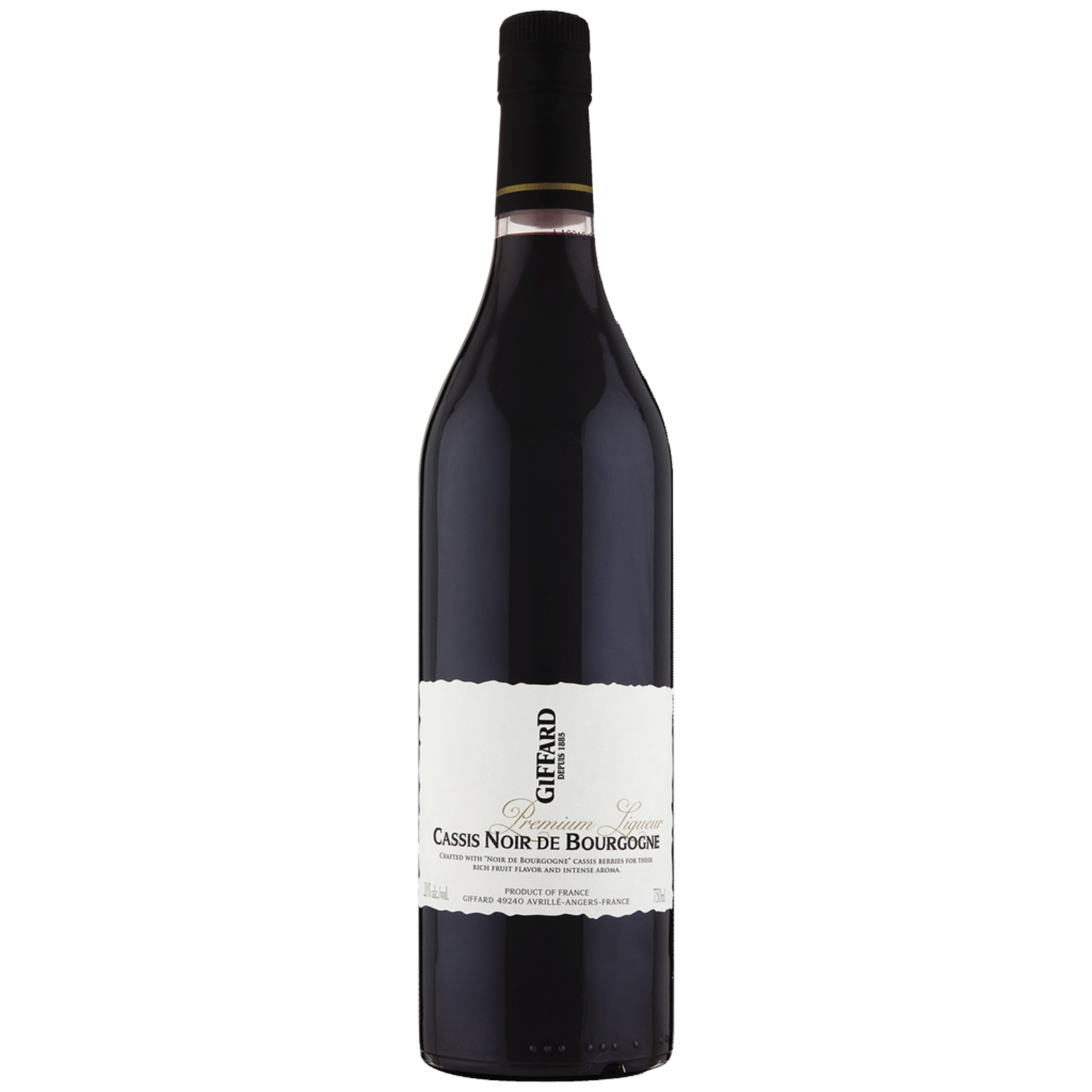 Spirits Giffard Cassis Noir de Bourgogne Premium Liqueur