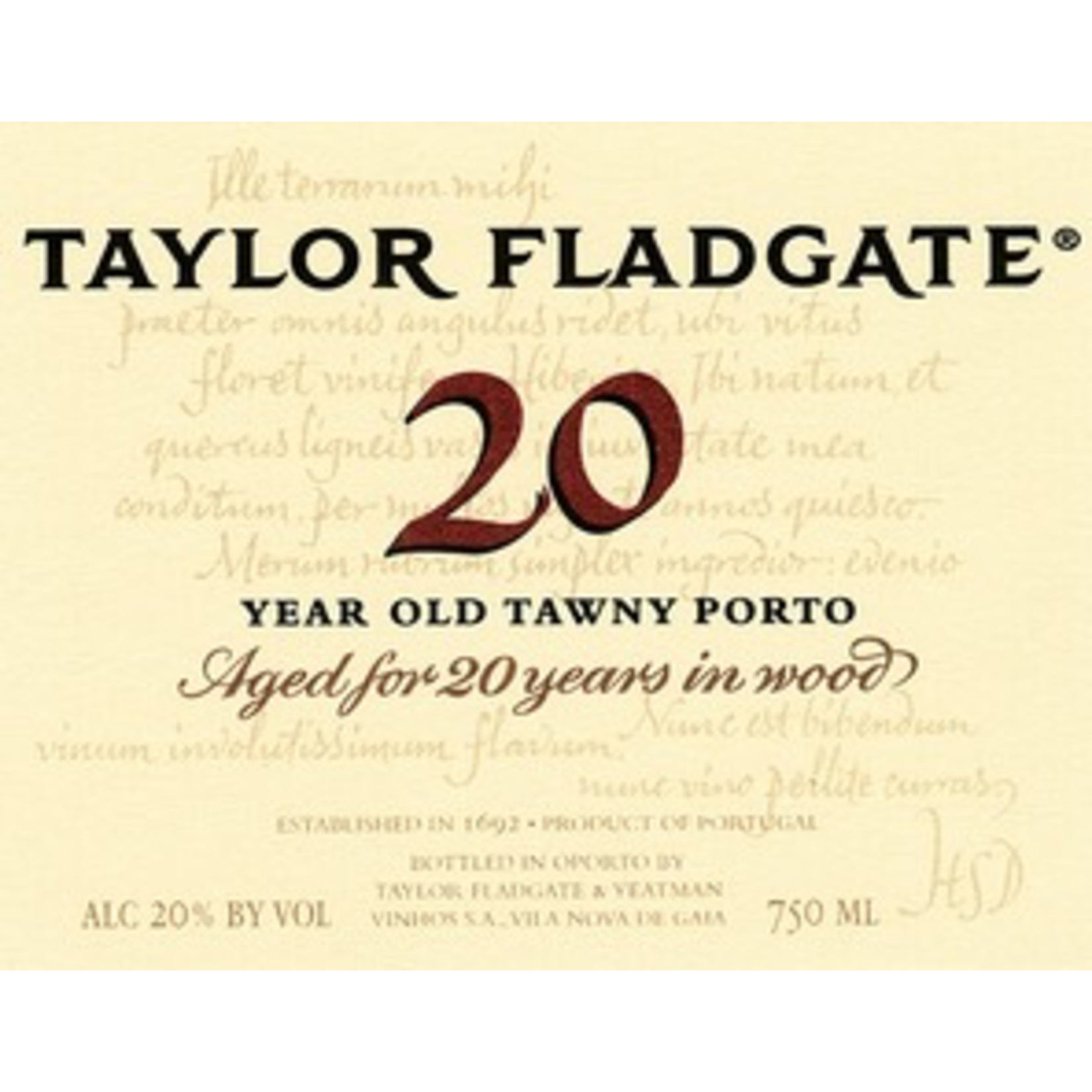 Wine Taylor Fladgate Porto 20 Year Old Tawny