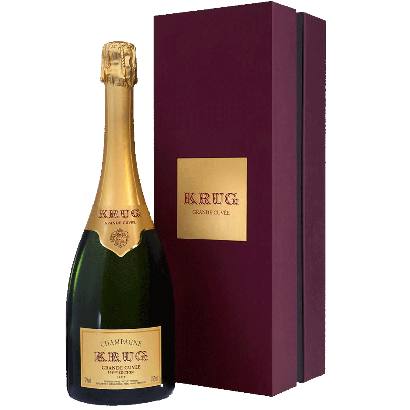 Sparkling Krug Champagne Grande Cuvee 168th Edition Gift Box
