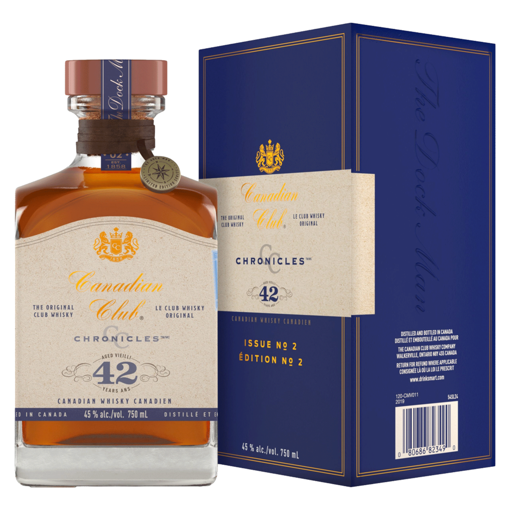 Spirits Canadian Club Chronicles 42 Year Whiskey Limited Edition
