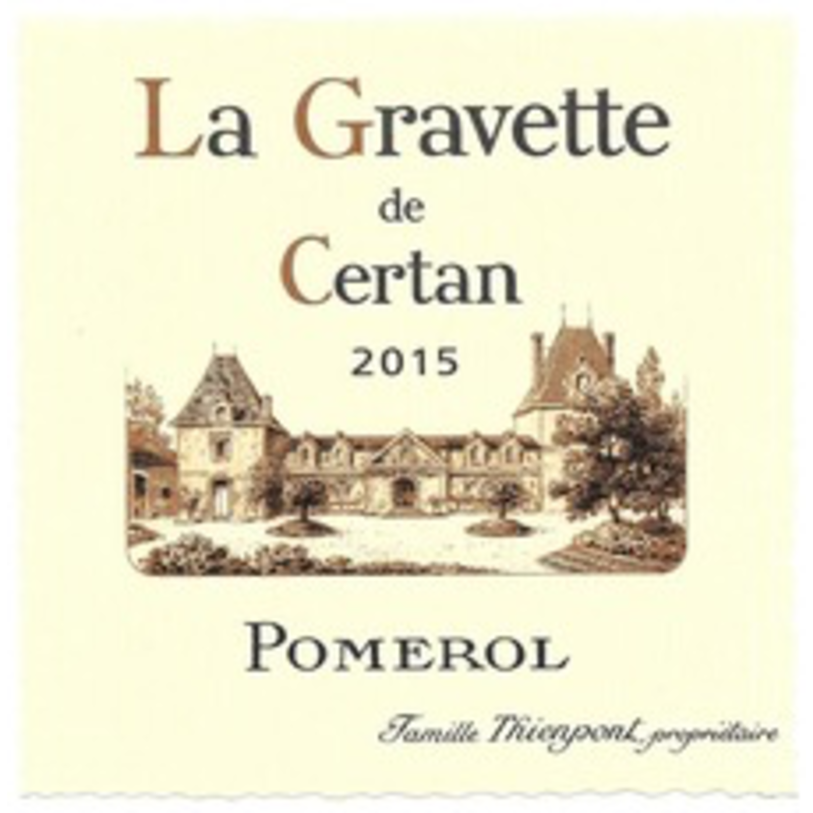 Wine La Gravette de Certan 2018