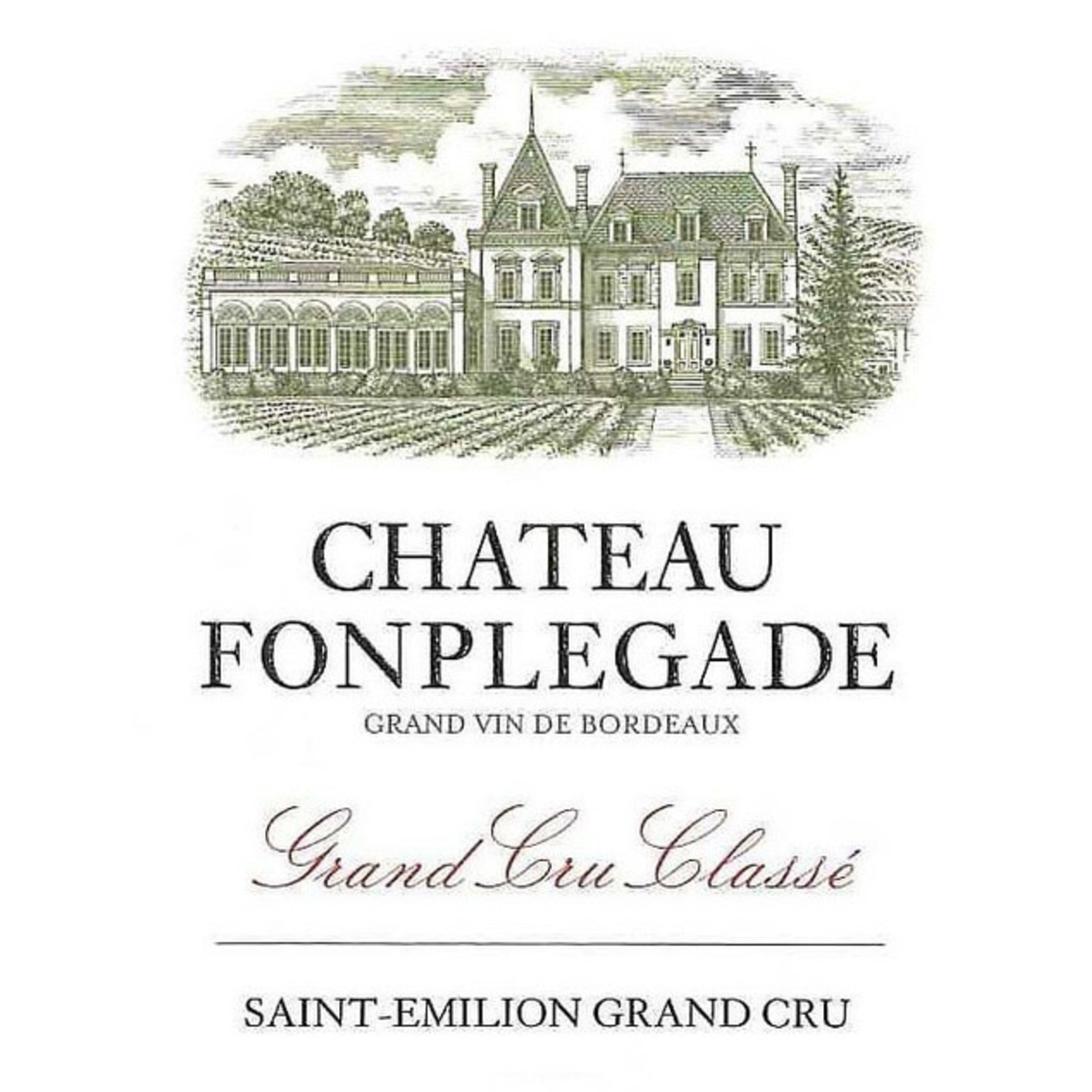 Wine Chateau Fonplegade 2015