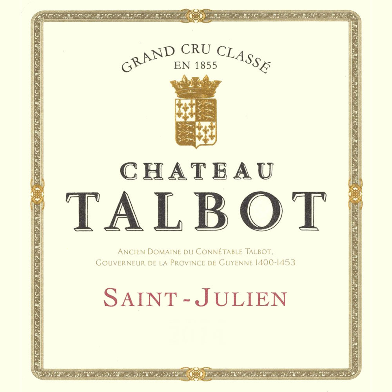 Wine Chateau Talbot 2012 1.5L