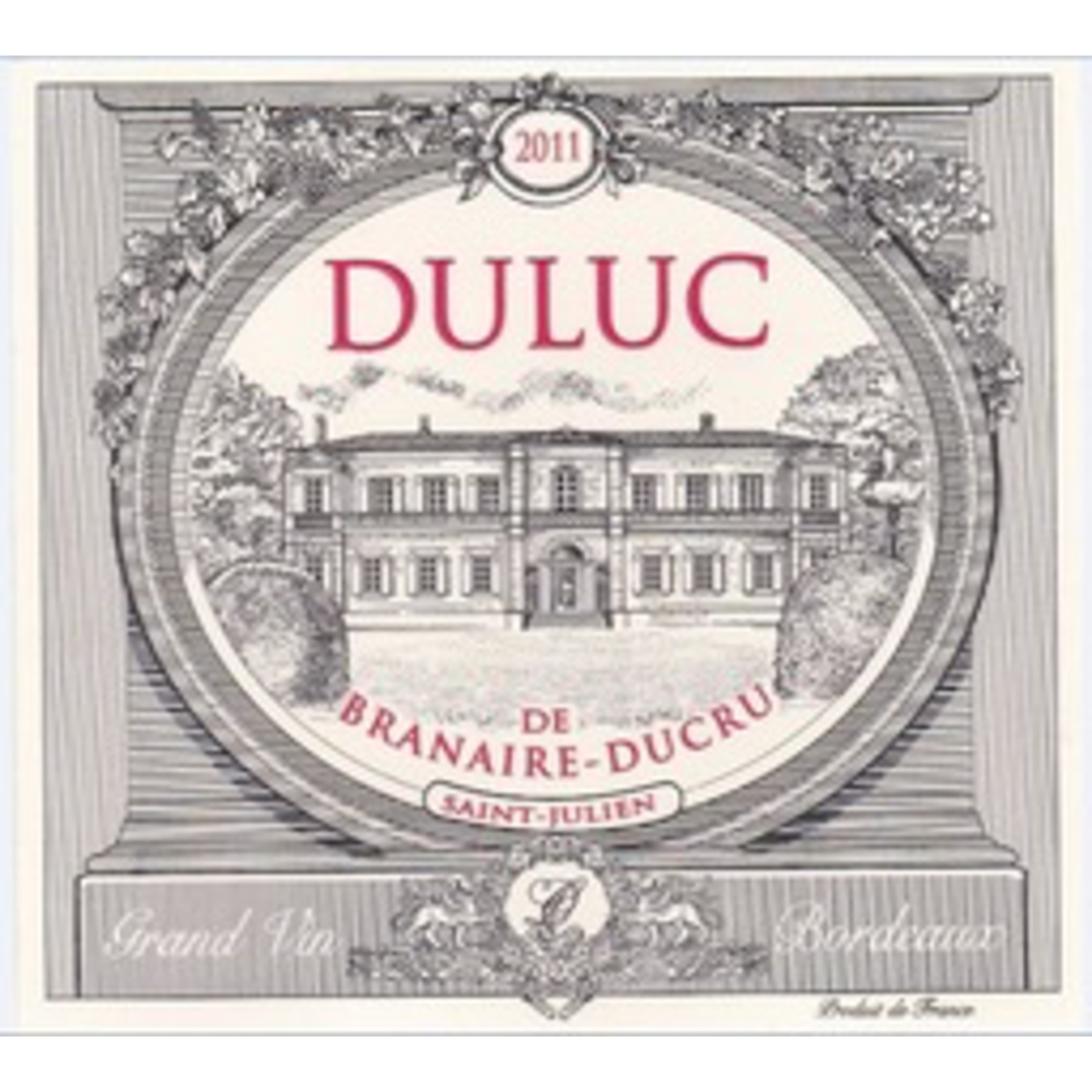 Wine Duluc de Branaire Ducru Saint Julien 2011