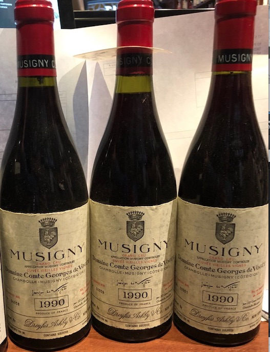 Domaine Comte Georges de Vogue Musigny Grand Cru Vieilles Vignes 1990